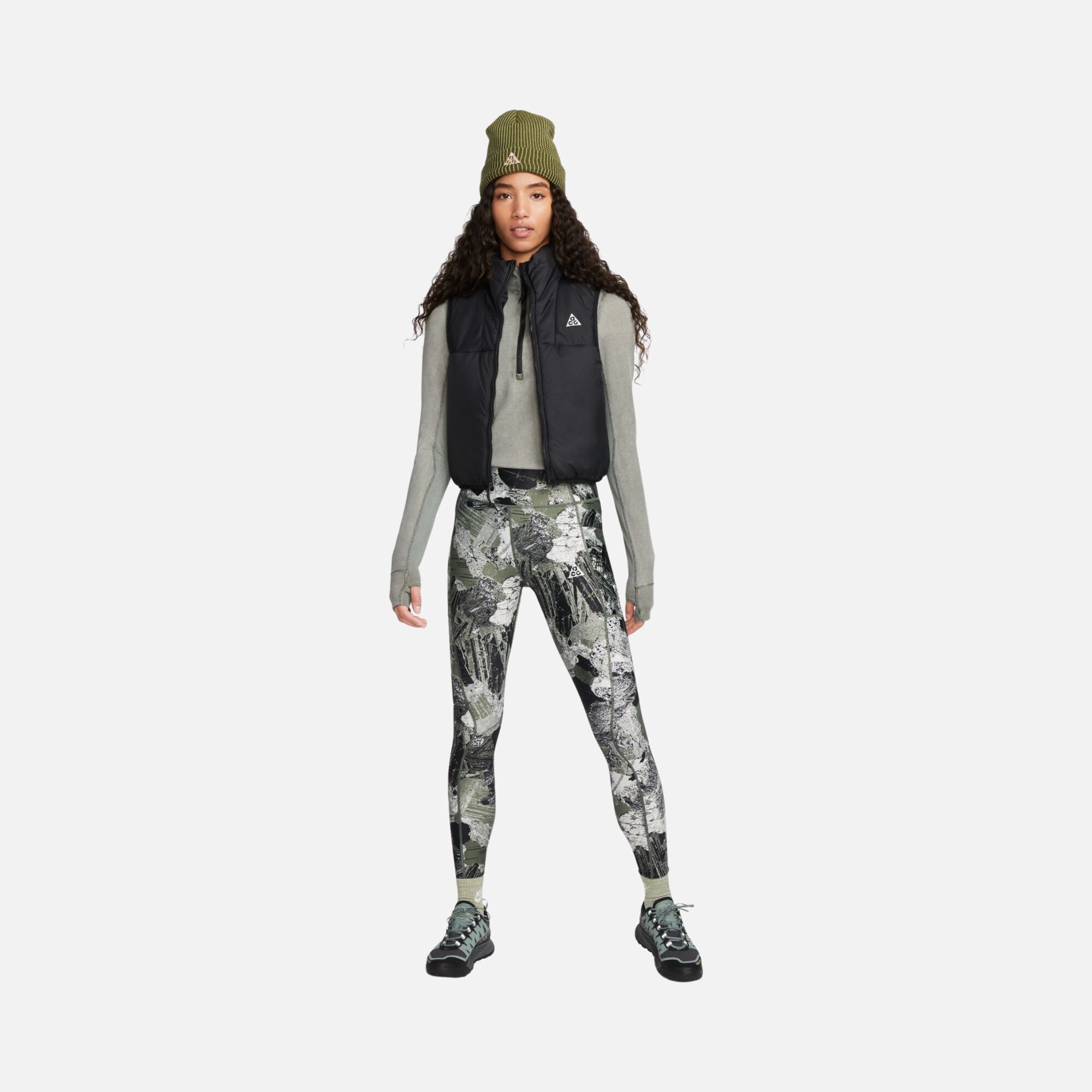 Nike Dri-Fit ADV ACG "New Sands" All-Over Print Kadın Tayt