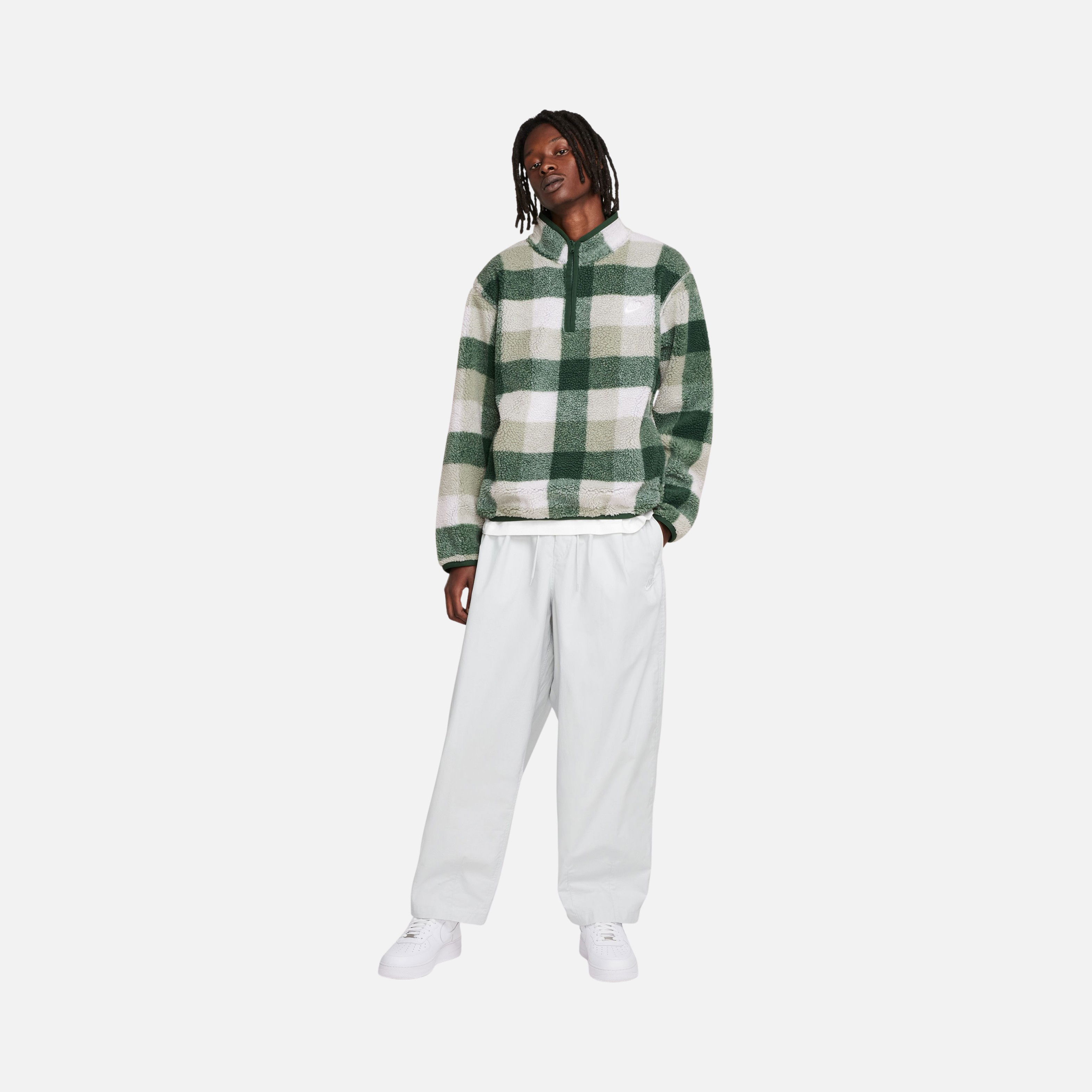 Nike Sportswear Club+ Sesonal Winterized Fleece All Over Printed Half-Zip Erkek Sweatshirt