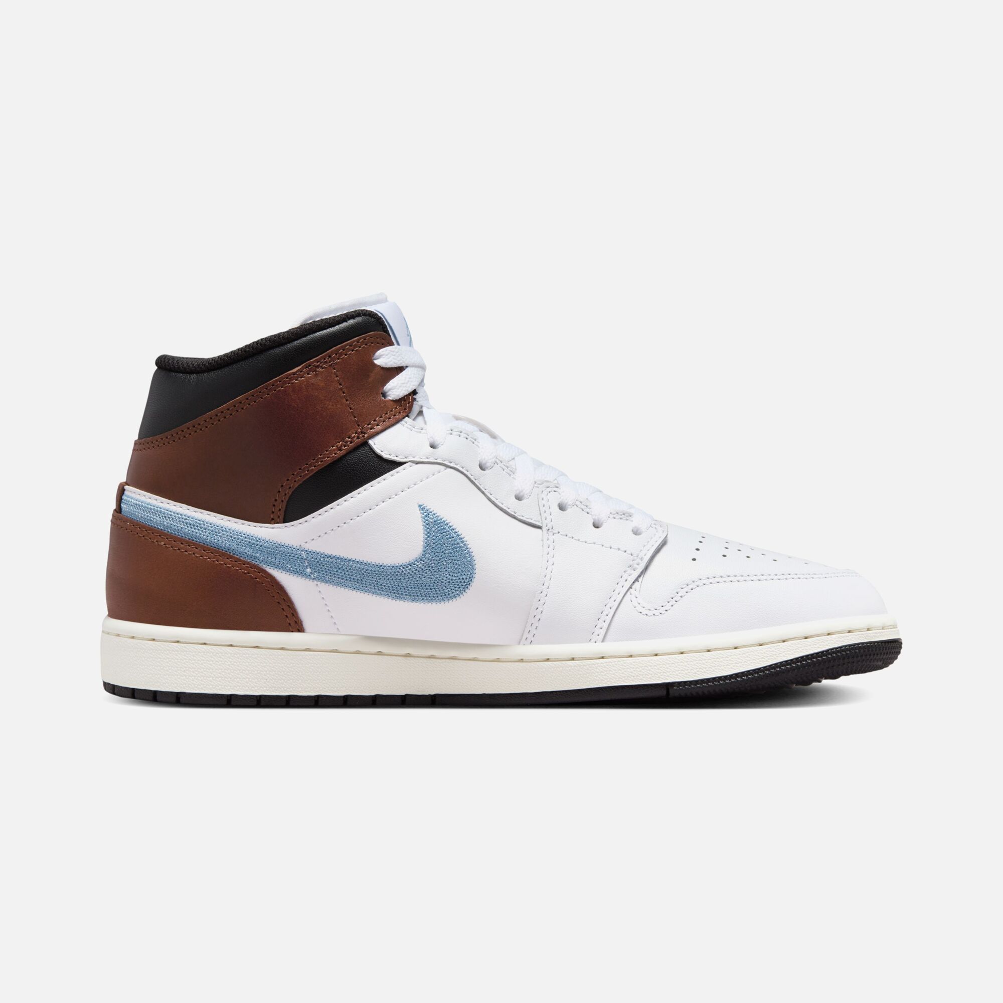 Nike Air Jordan 1 Mid SE ''Embroidered Swoosh & Brand'' Erkek Spor Ayakkabı