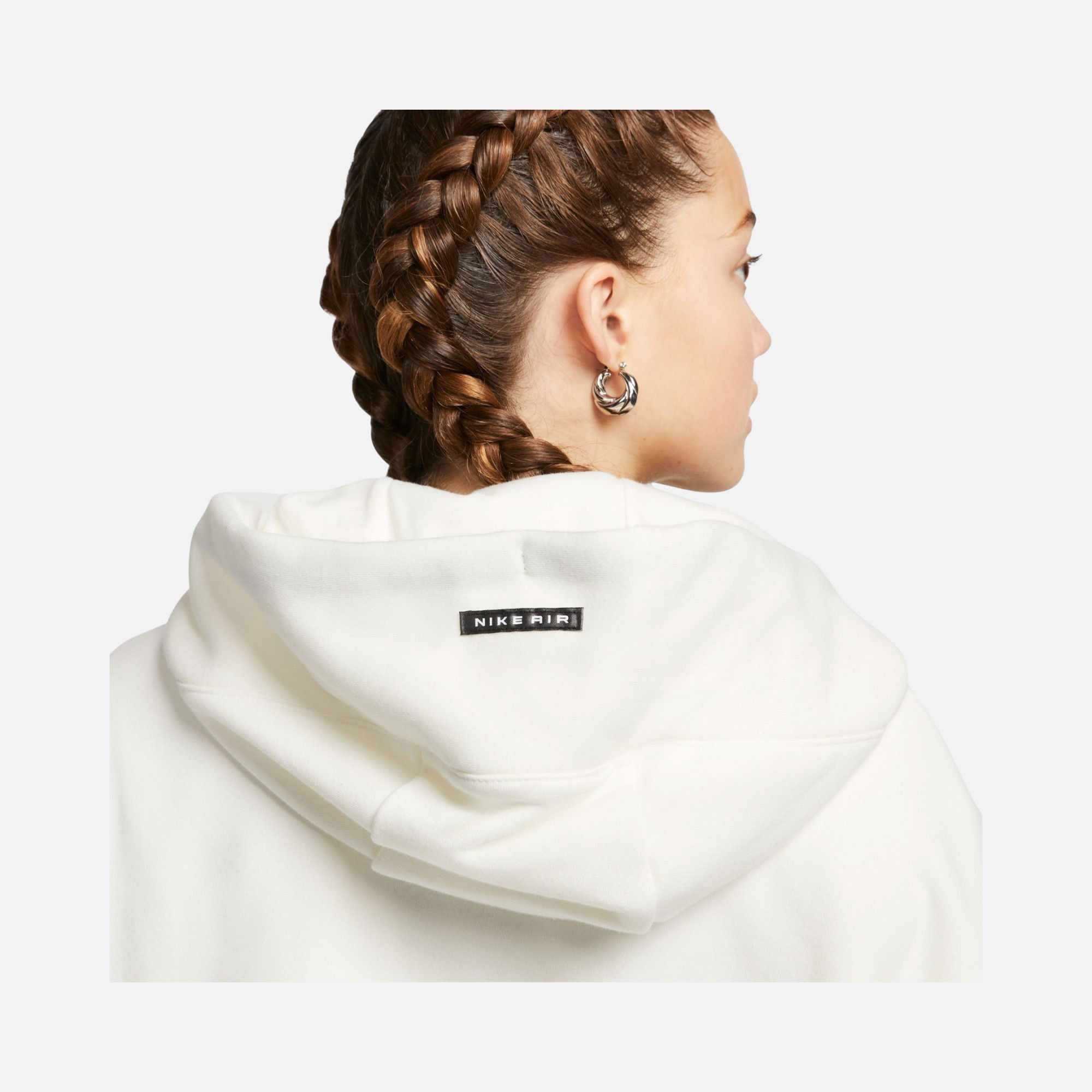 Nike Sportswear Air Fleece Cropped  Full-Zip Hoodie Kadın Sweatshirt