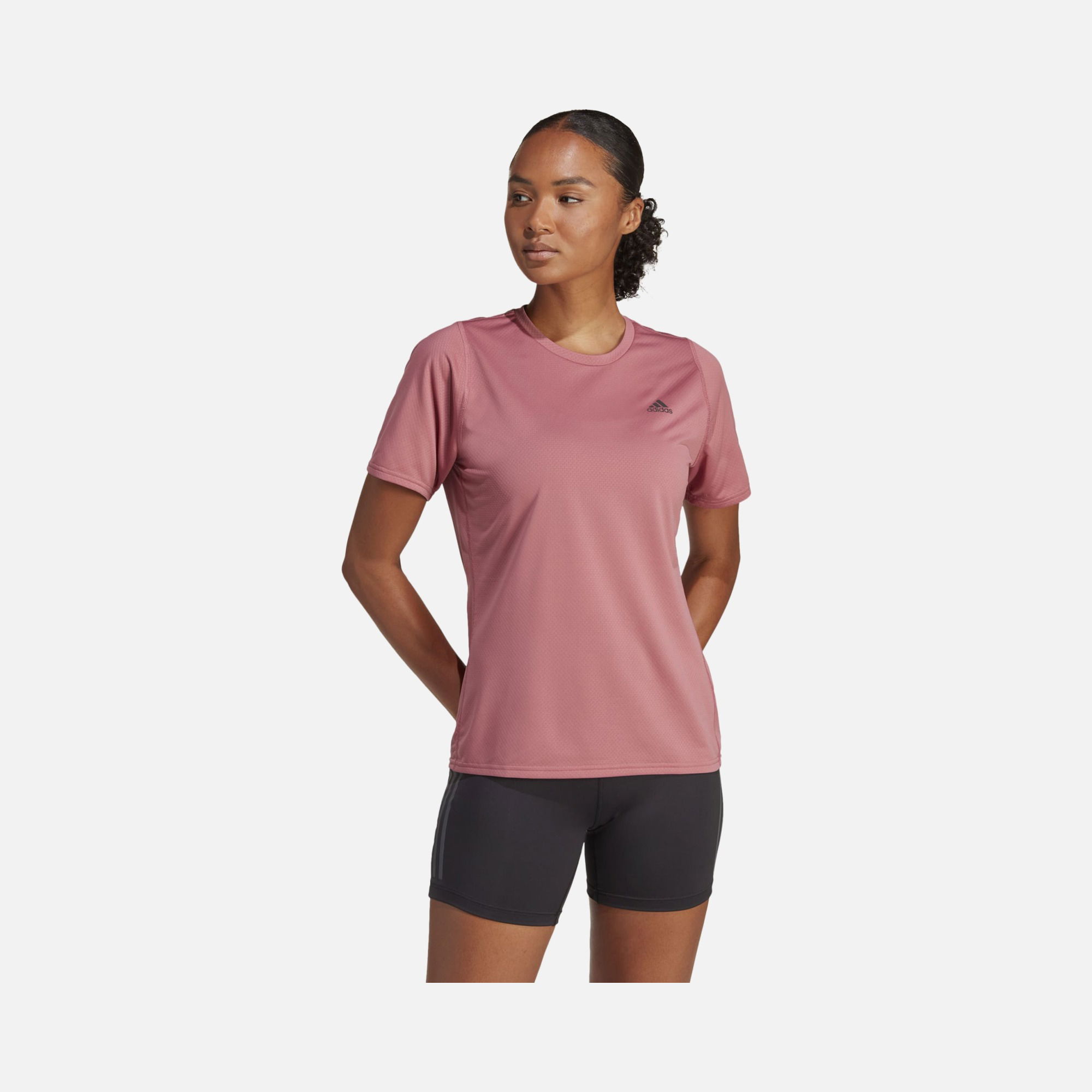 adidas Run Icons AEROREADY Running Short-Sleeve Kadın Tişört