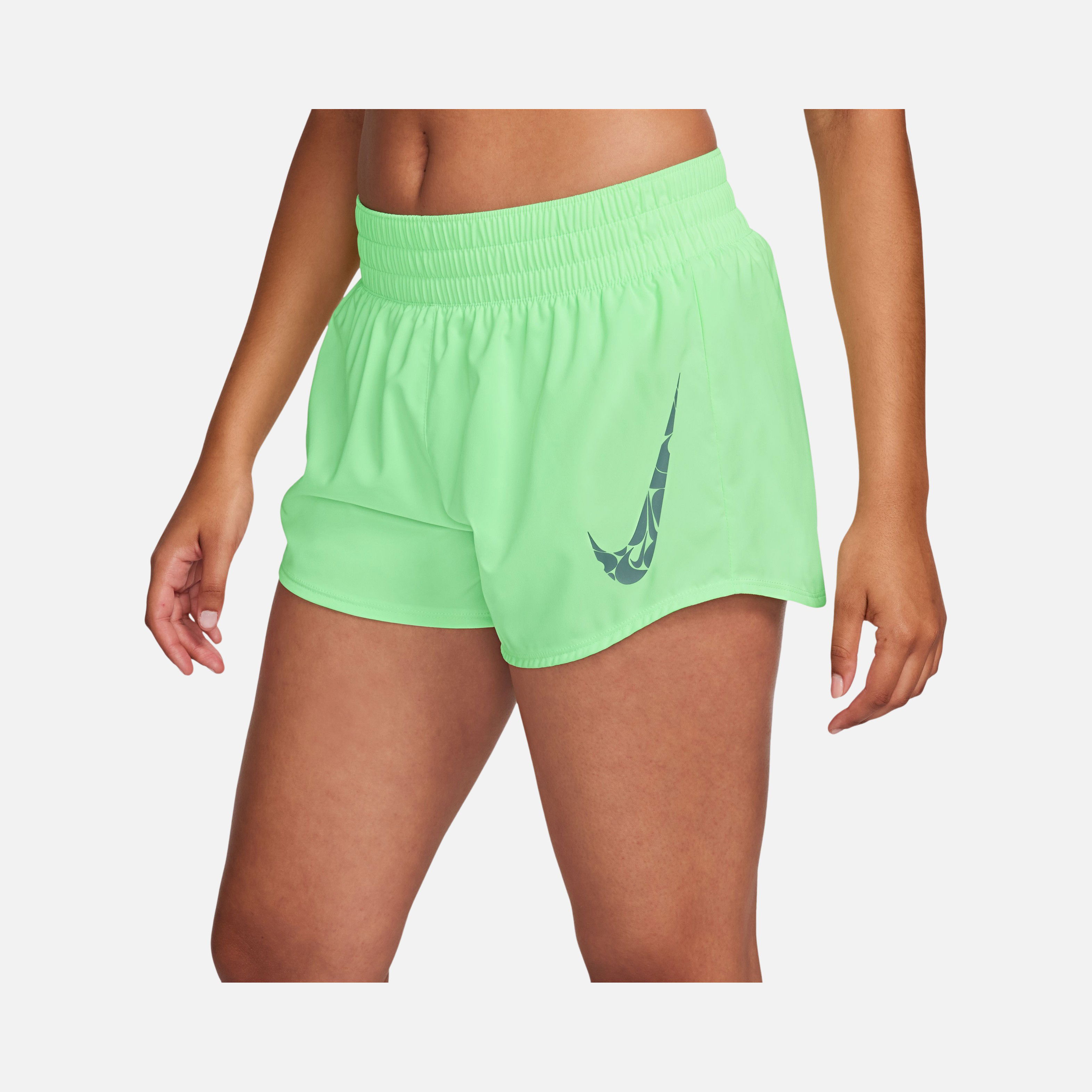 Nike One Swoosh Dri-Fit Mid-Rise 8cm (approx.) Brief-Lined Running Kadın Şort