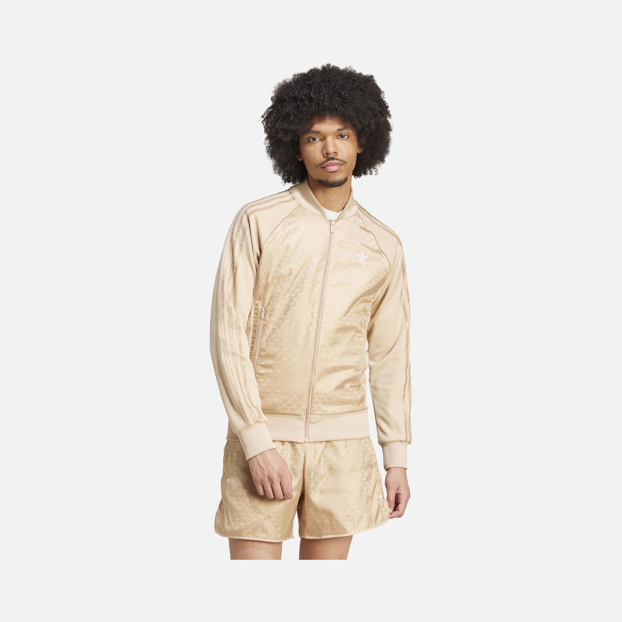 adidas Sportswear Mono Trefoil Graphic Details Full-Zip Erkek Ceket