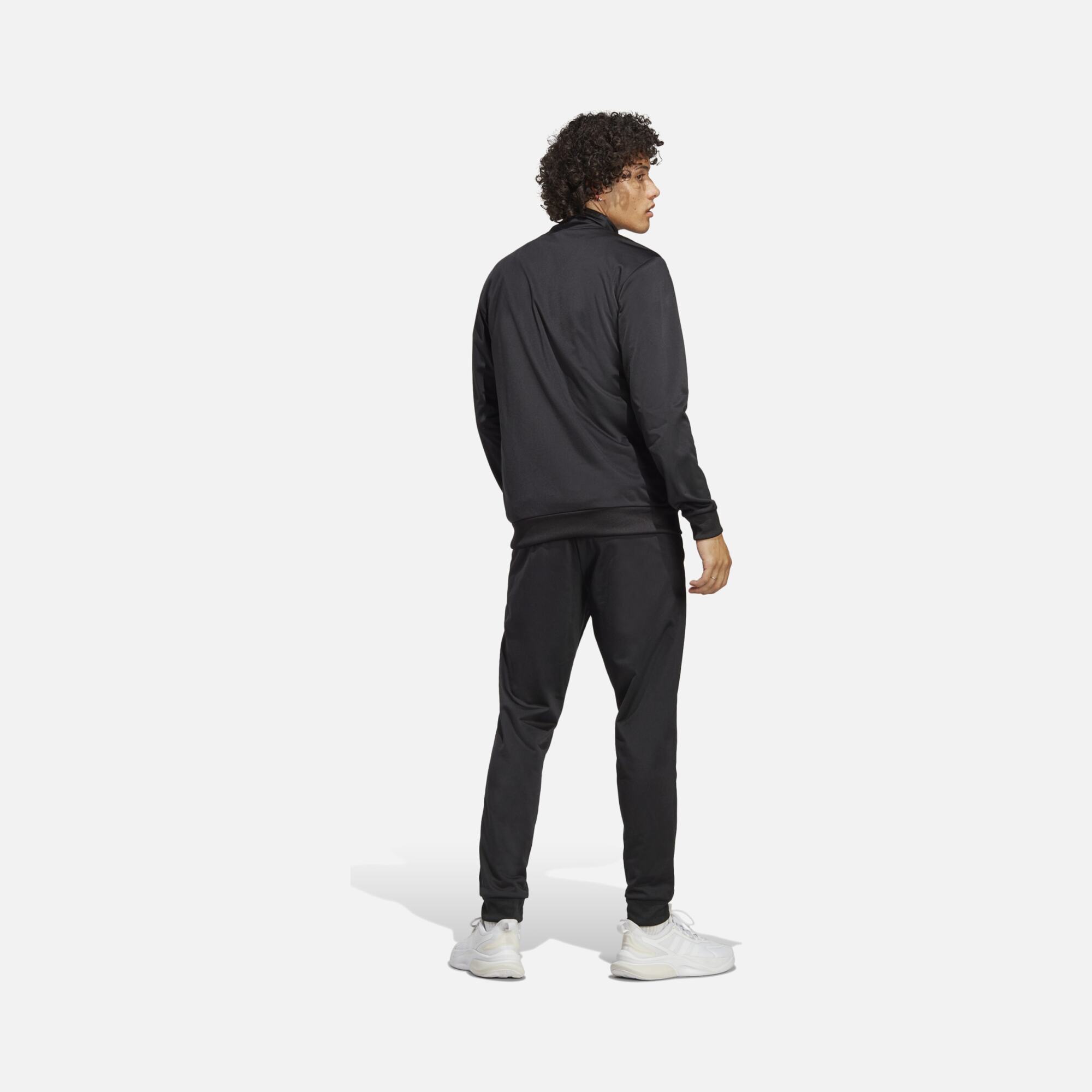 adidas Sportswear Small Logo Tricot 3-Stripes Half-Zip Hoodie Erkek Eşofman Takımı