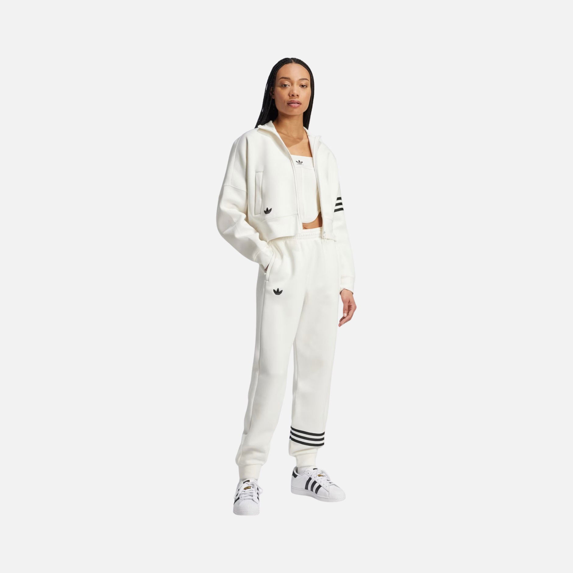 adidas Sportswear Neuclassics 3-Stripes Full-Zip Kadın Sweatshirt