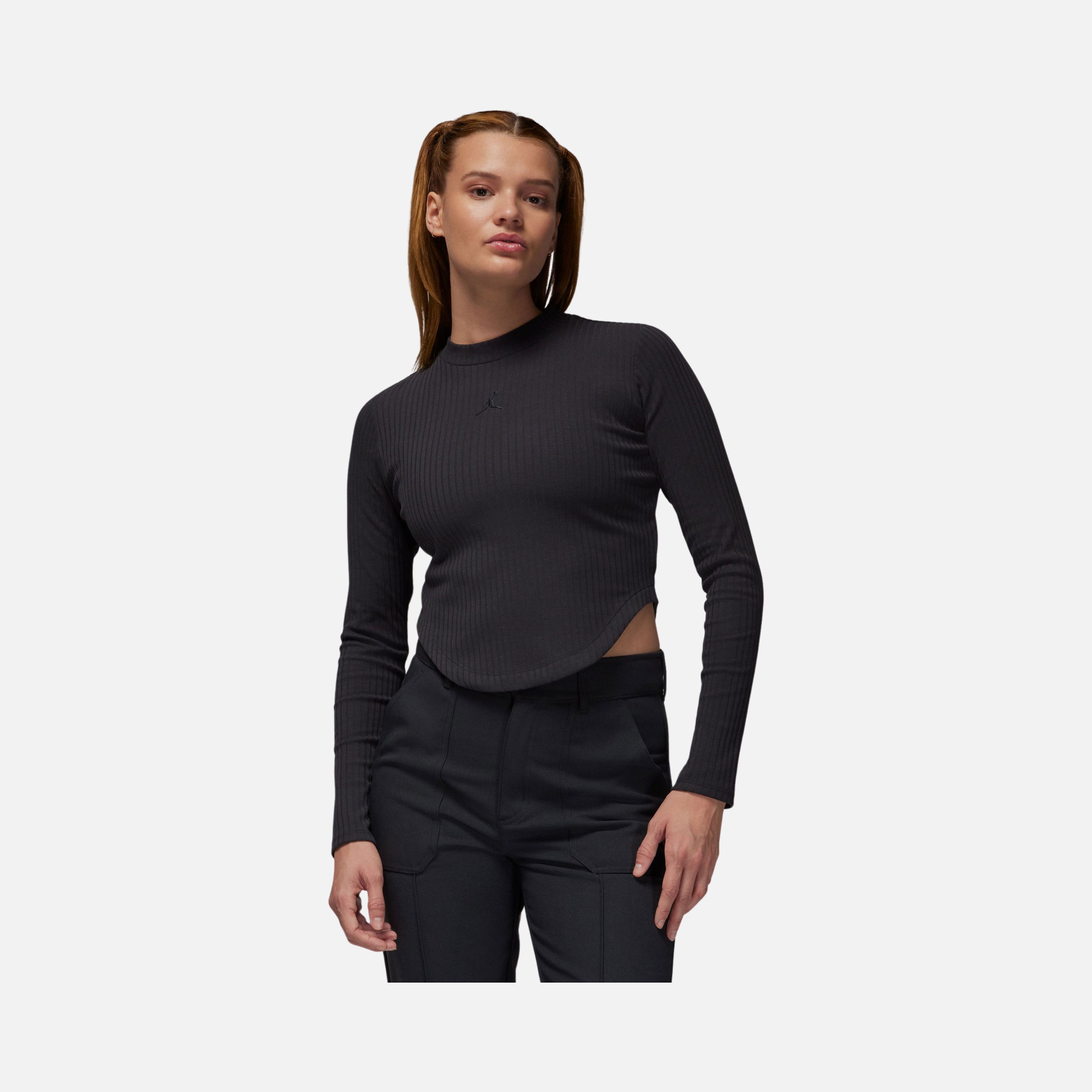Nike Jordan Knit Sld Top 2 Long-Sleeve Kadın Tişört