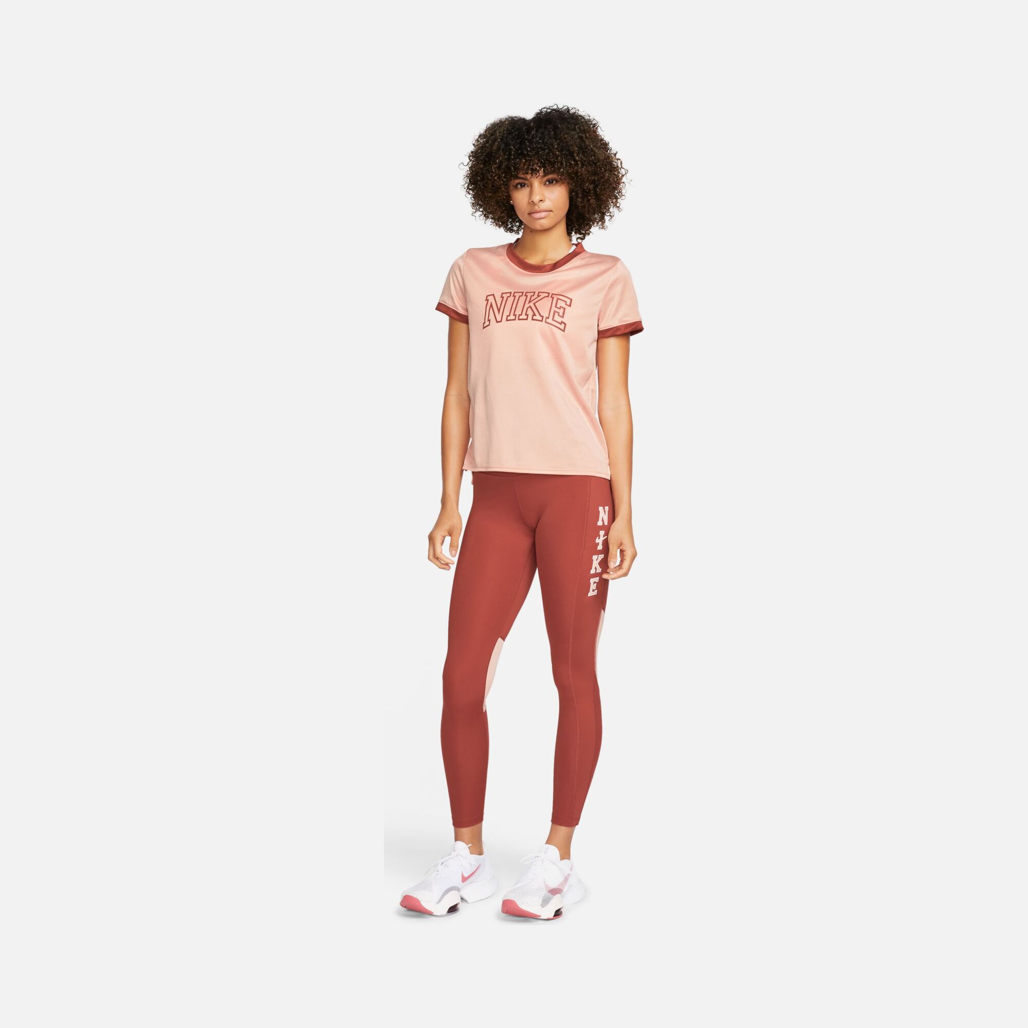 Nike Dri-Fit Swoosh Graphic Running Short-Sleeve Kadın Tişört