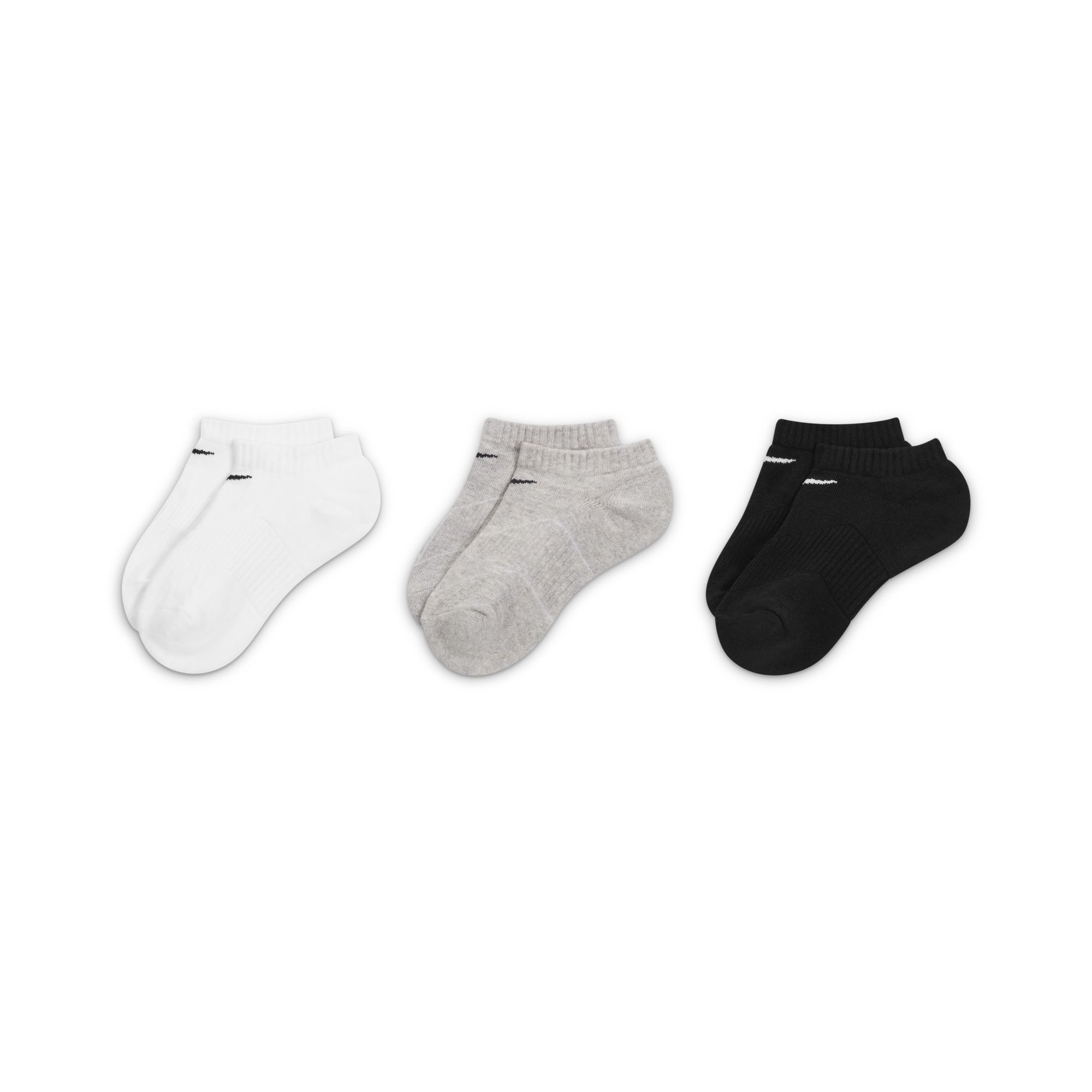 Nike Sportswear Cotton Cushioned No-Show (3 Pairs) Çocuk Çorap