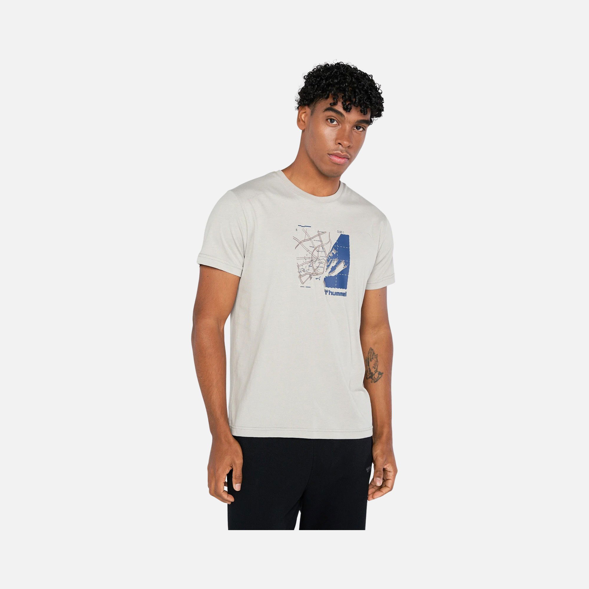 Hummel Sportswear Blanc Short-Sleeve Erkek Tişört