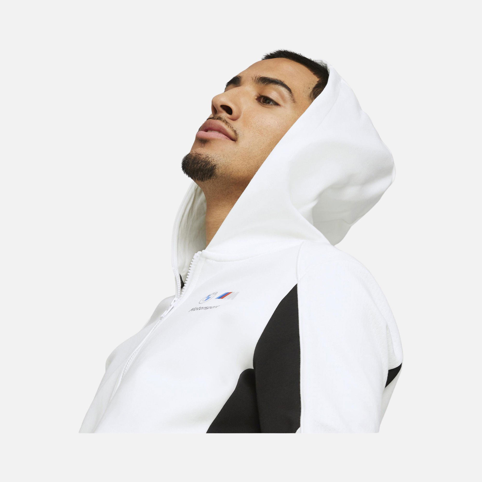 Puma Sportswear BMW M Motorsport Full-Zip Hoodie Erkek Sweatshirt