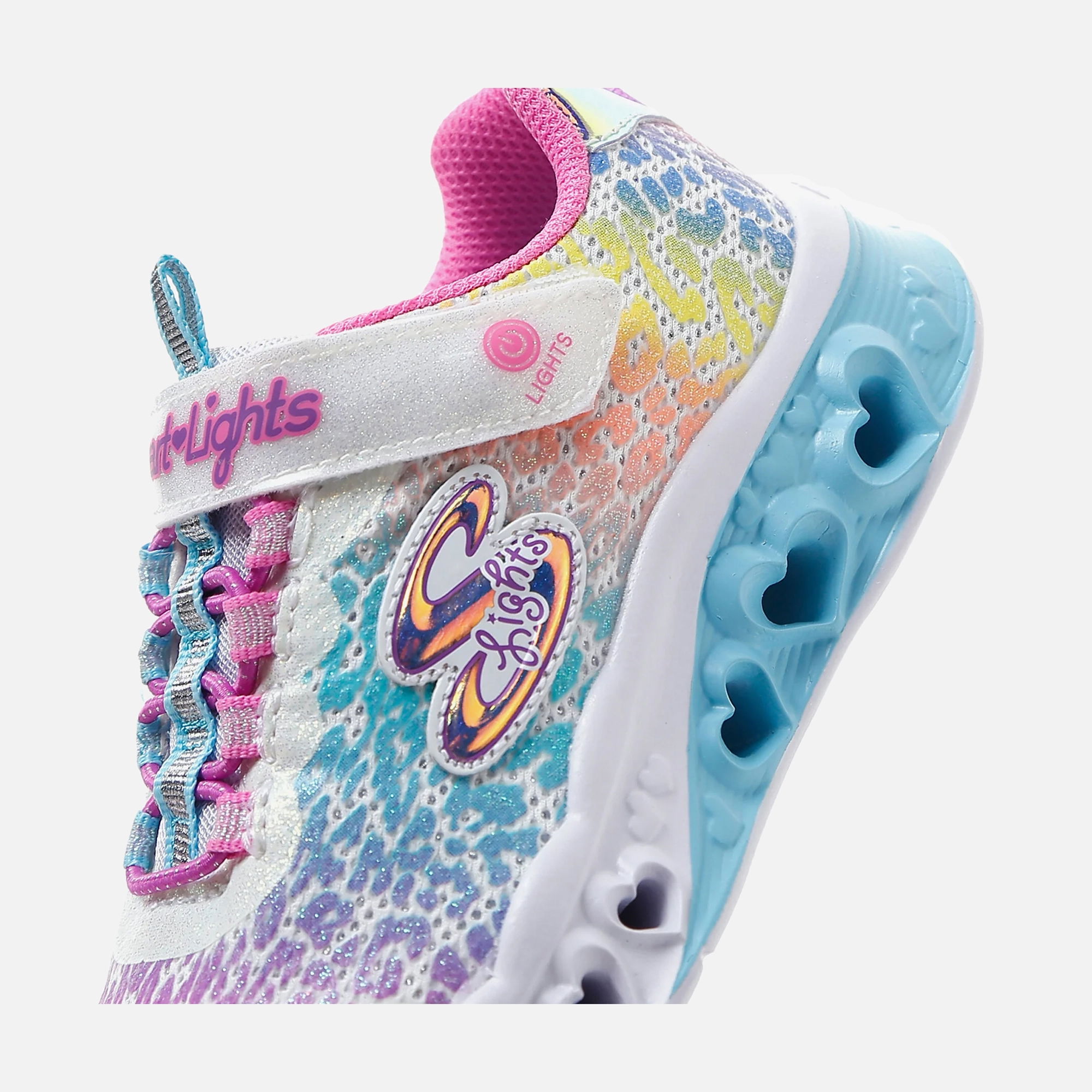 Skechers Sportswear Flutter Heart Lights Loves Wild Slip-on (Girls') Çocuk Spor Ayakkabı