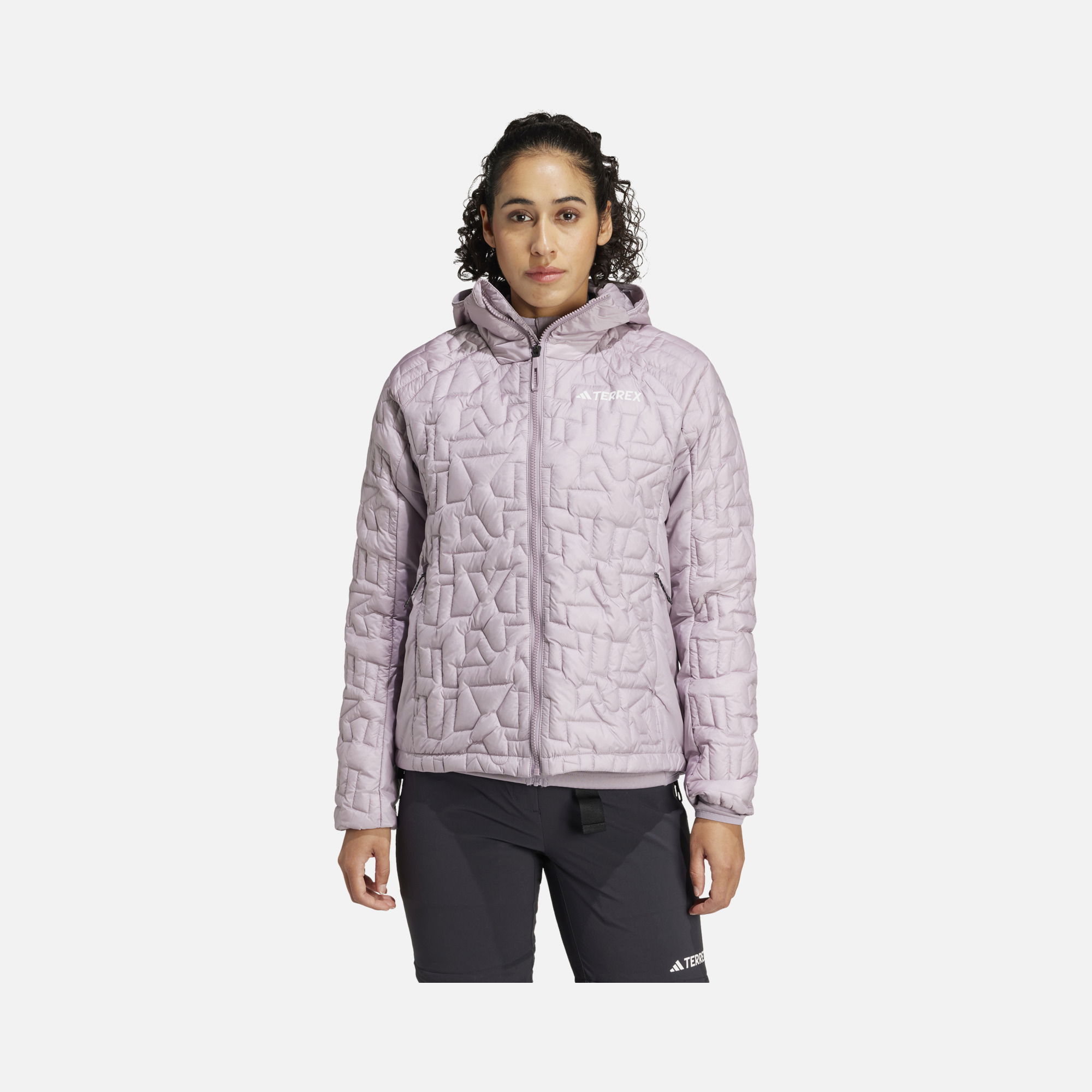 adidas Terrex Xperior PrimaLoft Loose Fill Insulated Full-Zip Hoodie Kadın Ceket