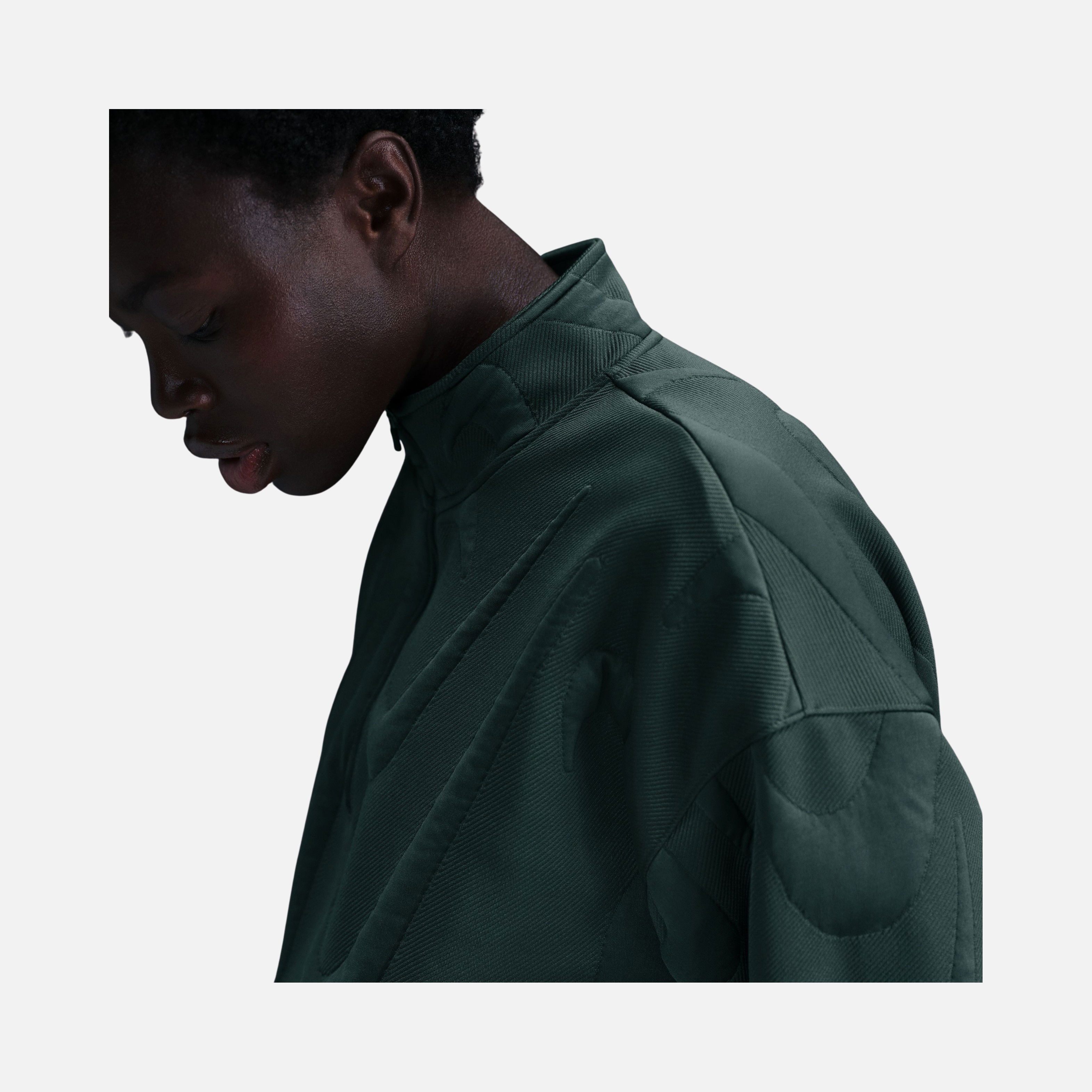 Nike Sportswear Collection Oversized Cosy 1/4-Zip Logo Jersey Lined Kadın Sweatshirt