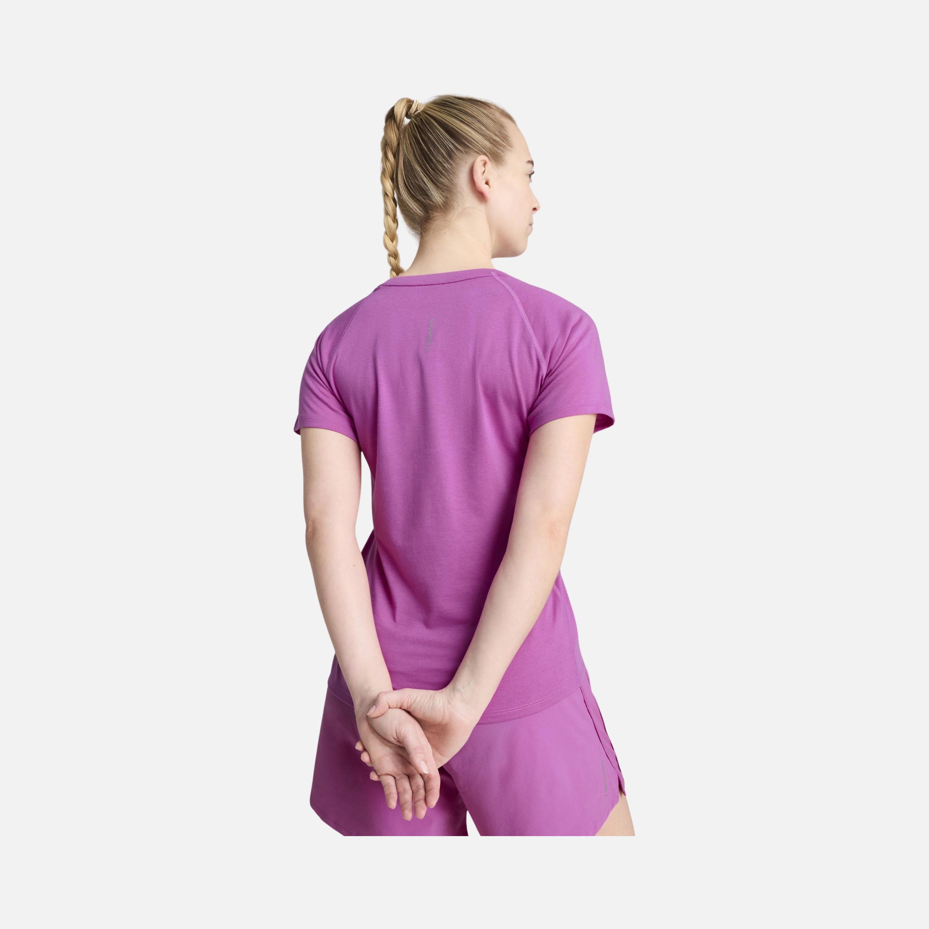 Puma Run Velocity Tri Blend Running Short-Sleeve Kadın Tişört