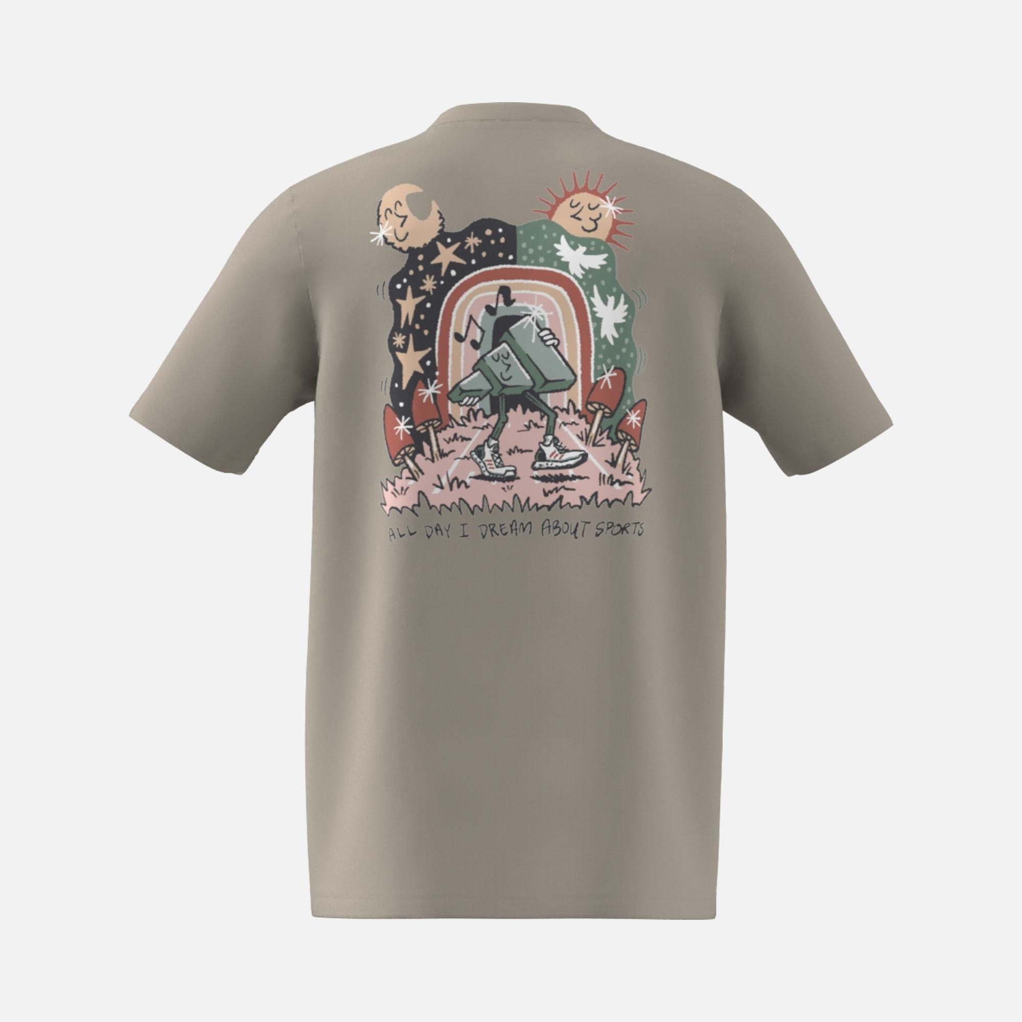 adidas Sportswear Elevated Doodle Puff Graphic Short-Sleeve Erkek Tişört
