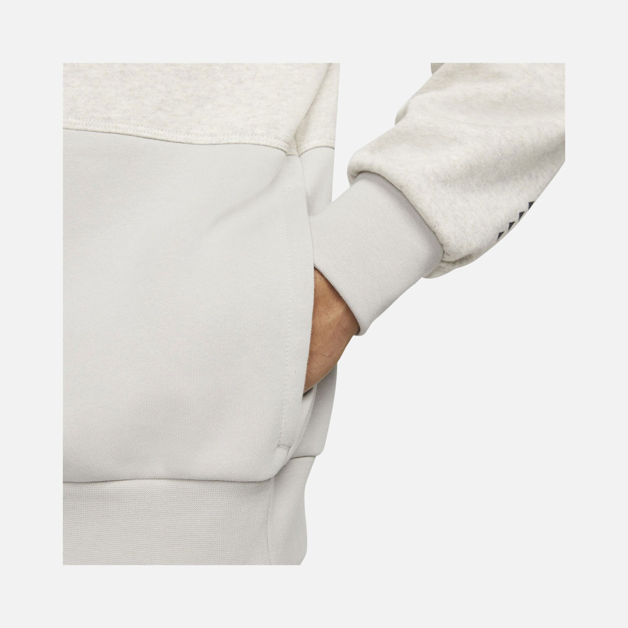 Nike Sportswear Air Brushed-Back Fleece Pullover Hoodie Erkek Sweatshirt