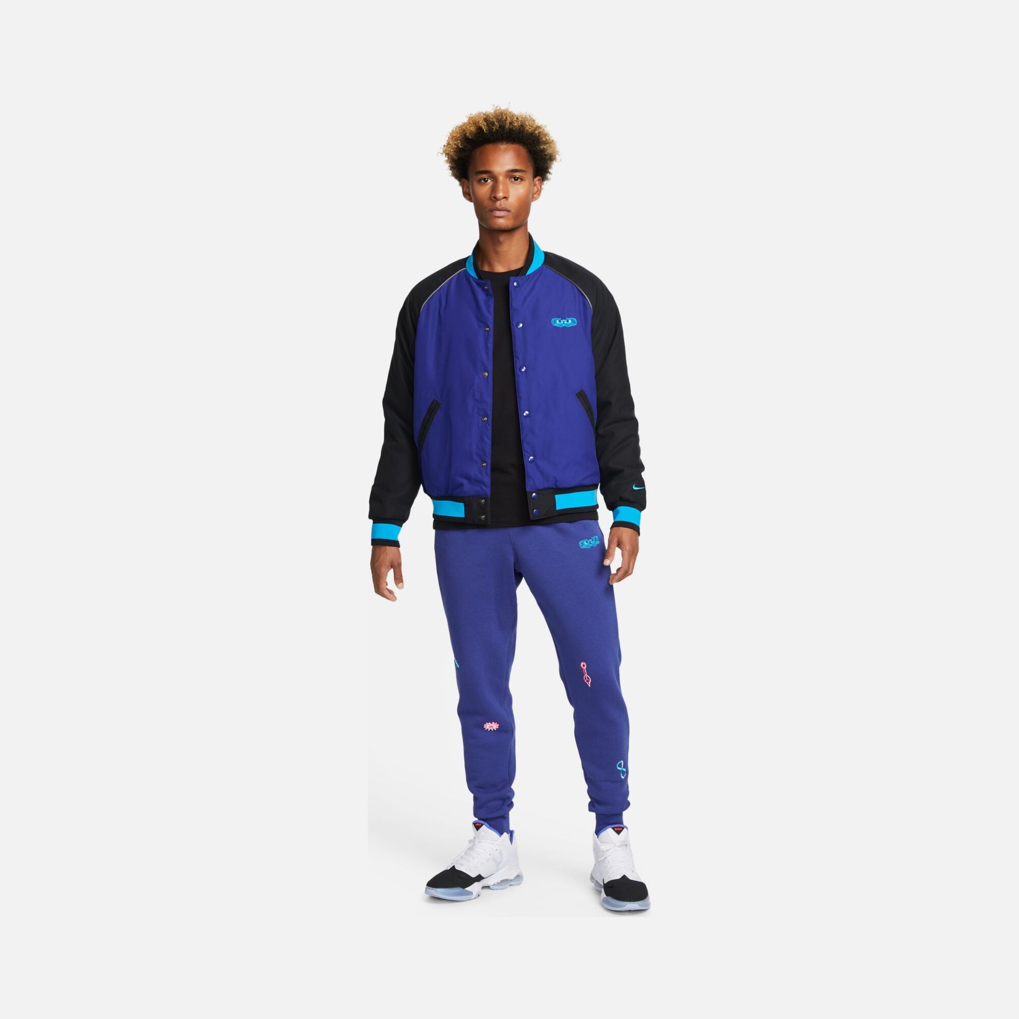 Nike LeBron Protect Basketball Full Length Snap Fastener Erkek Ceket