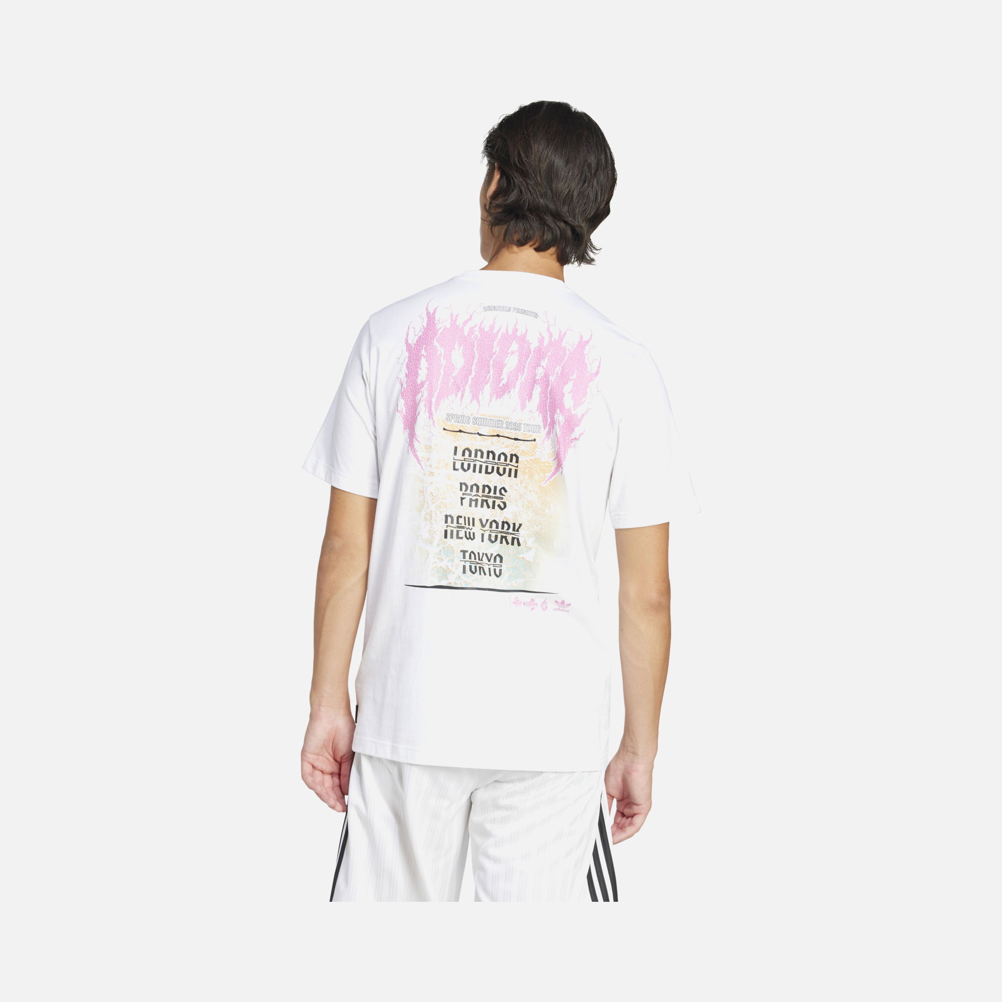 adidas Sportswear Q12 Trefoil Series Fashion Elevated Bright Oversized Graphics Short-Sleeve Erkek Tişört