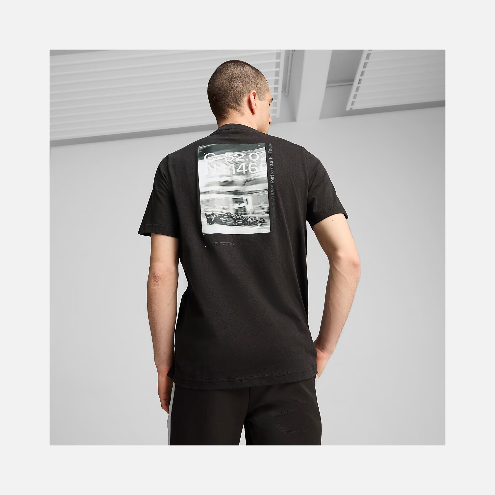 Puma Mercedes-AMG Petronas F1 Statement Short-Sleeve Erkek Tişört