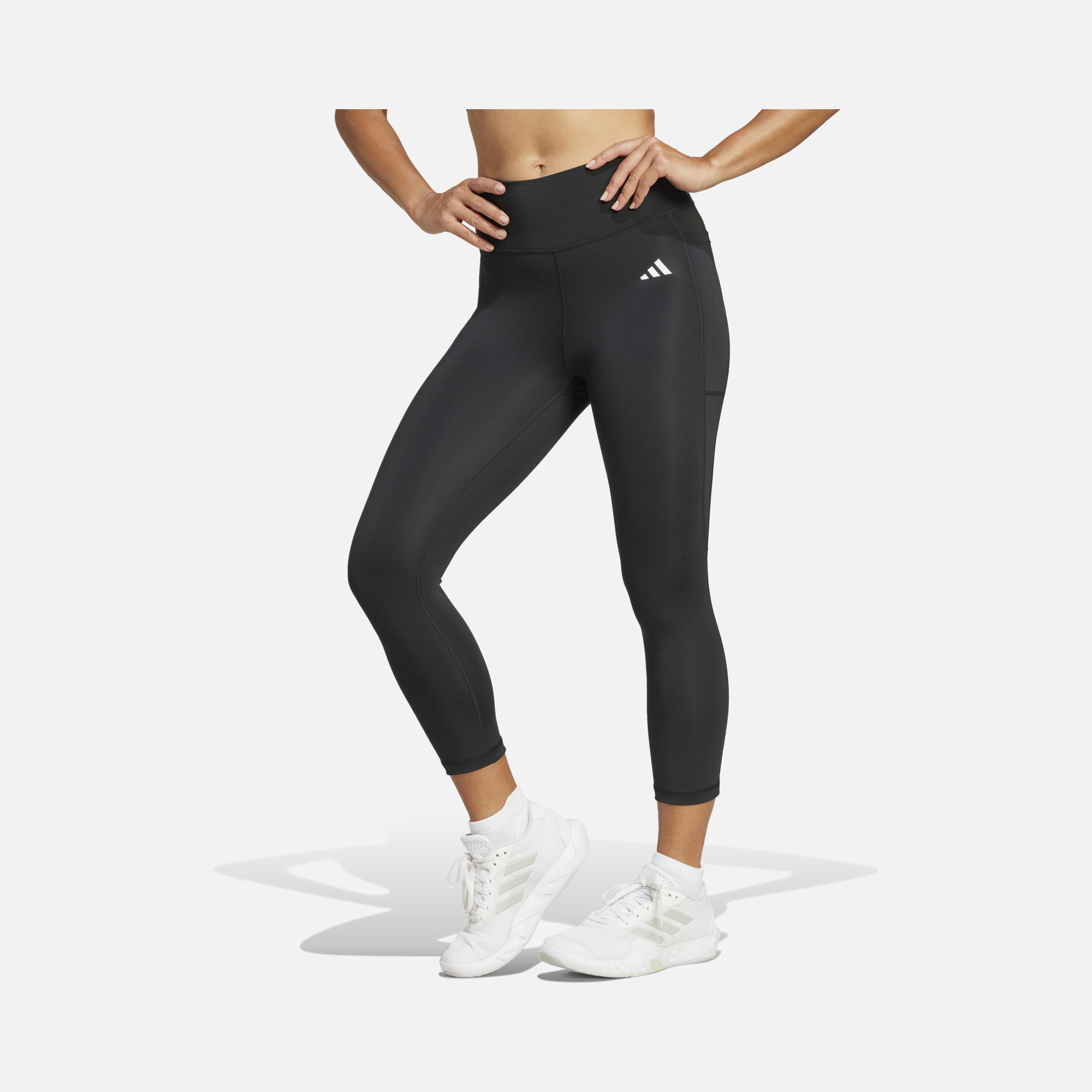 adidas AEROREADY Optime Essentials Stash High Waist 3/4 Legg Gym & Training Kadın Tayt