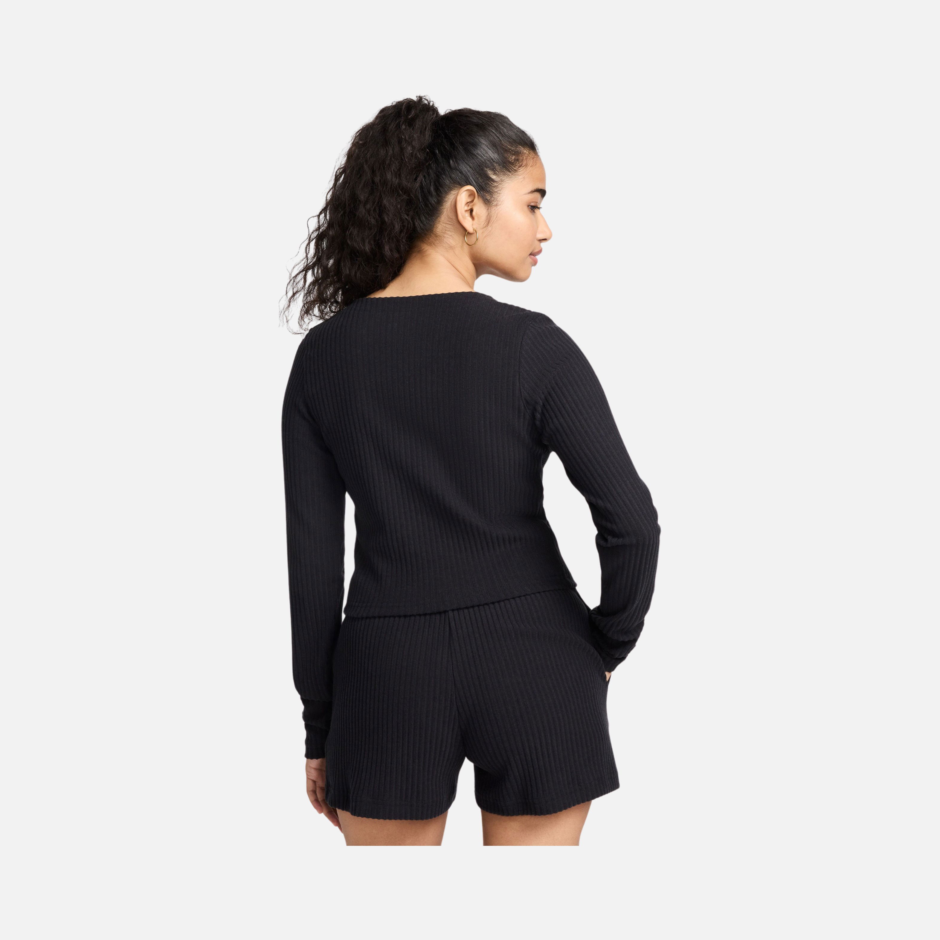 Nike Sportswear Collections Chill Knit Slim Ribbed Cardigan Full-Zip Kadın Ceket