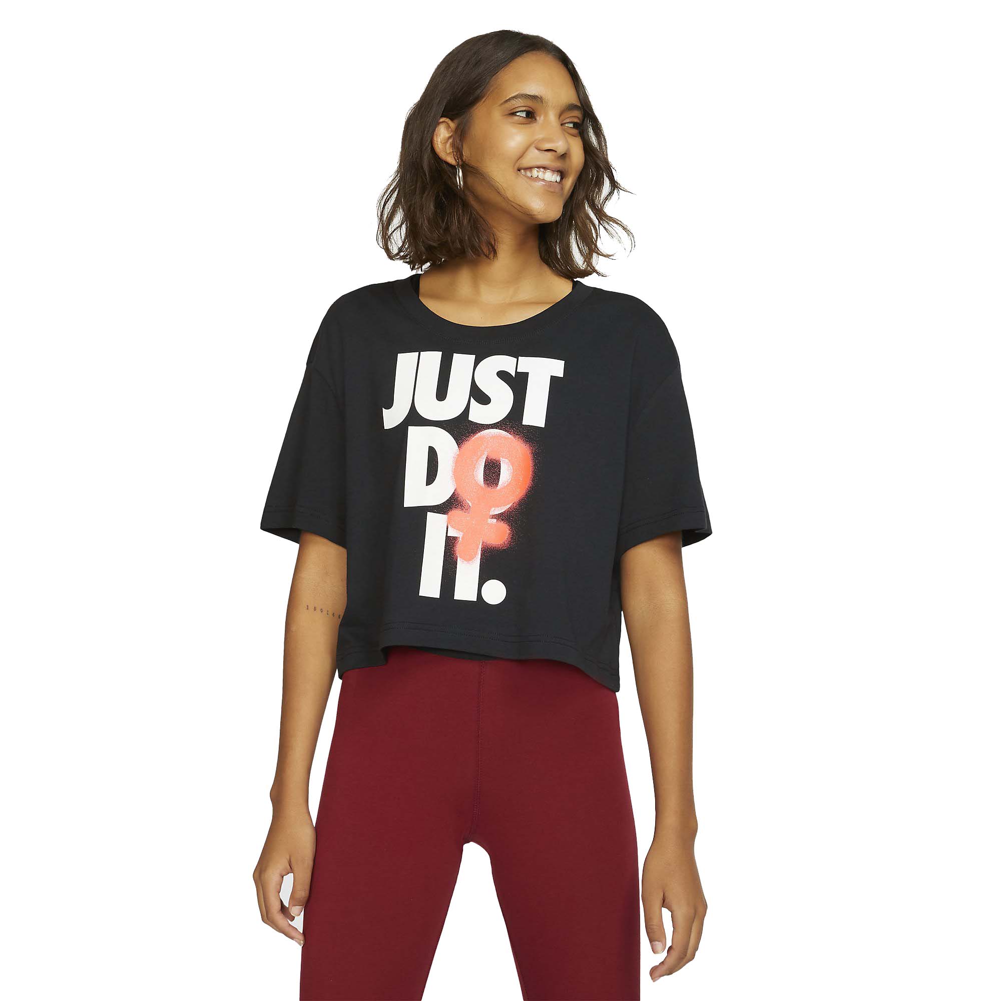 Nike Sportswear Rebel Crop 2 Kadın Tişört