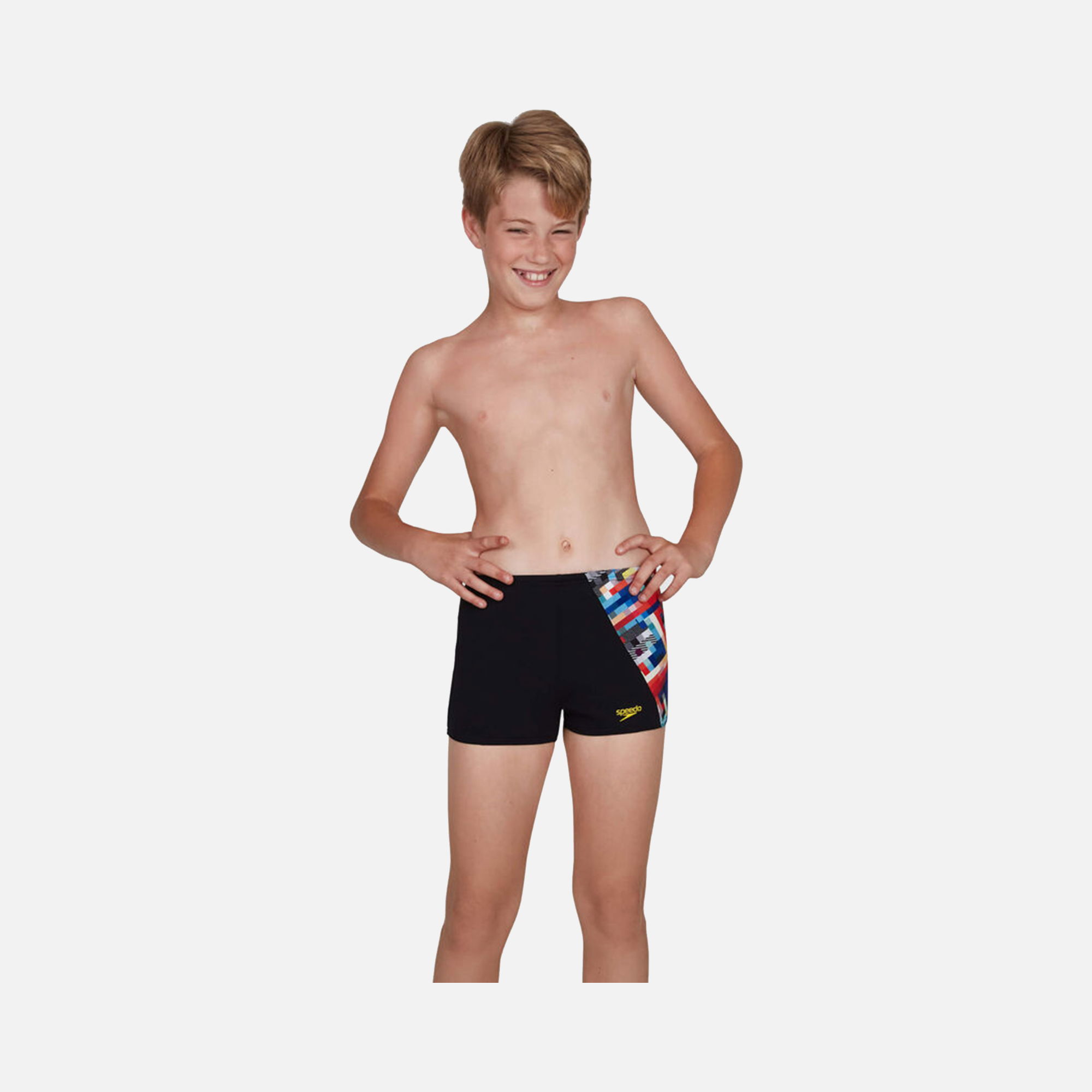 Speedo GlitchCode (Boys') Çocuk Mayo