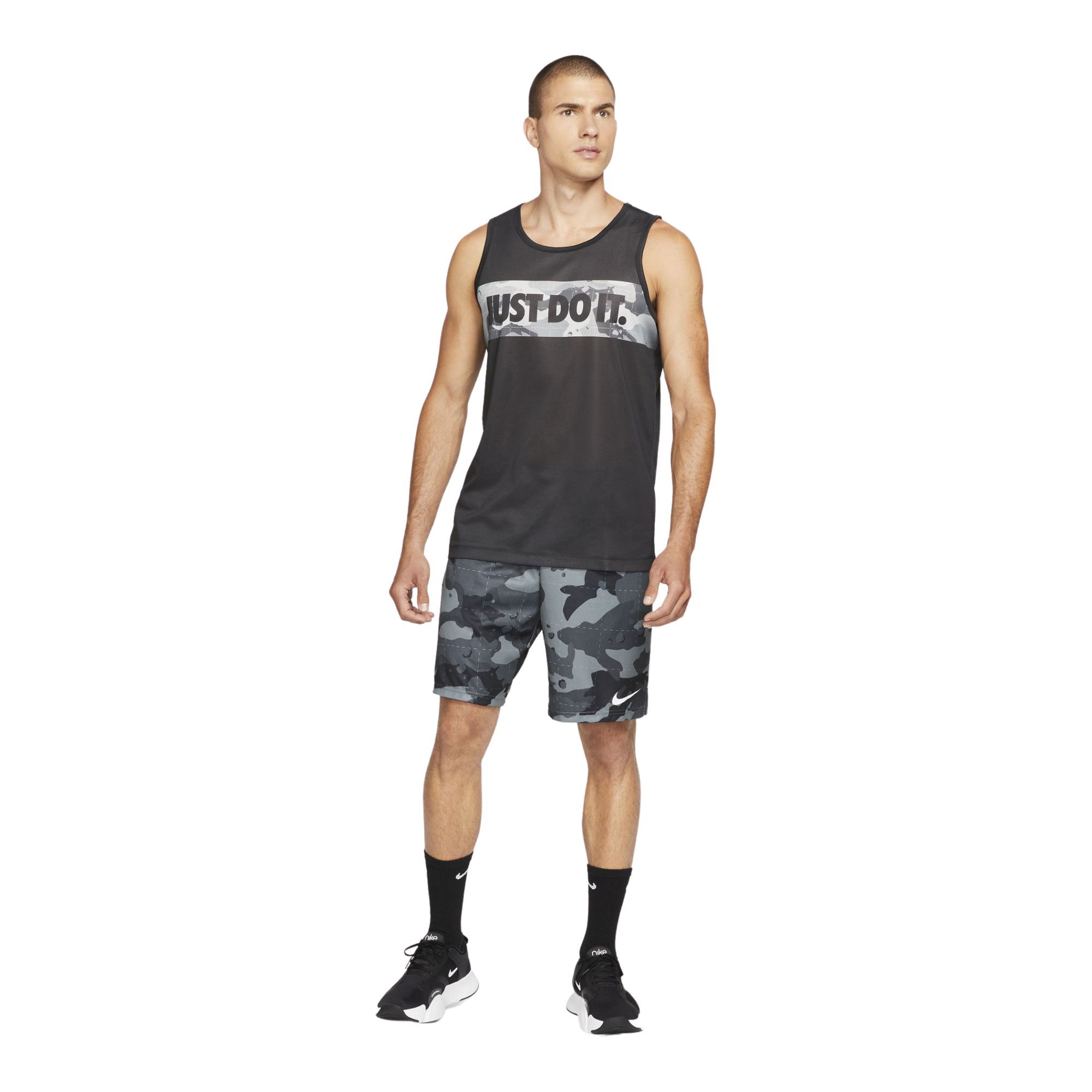 Nike Dri-Fit Camouflage All Over Print 5.0 Training Erkek Şort