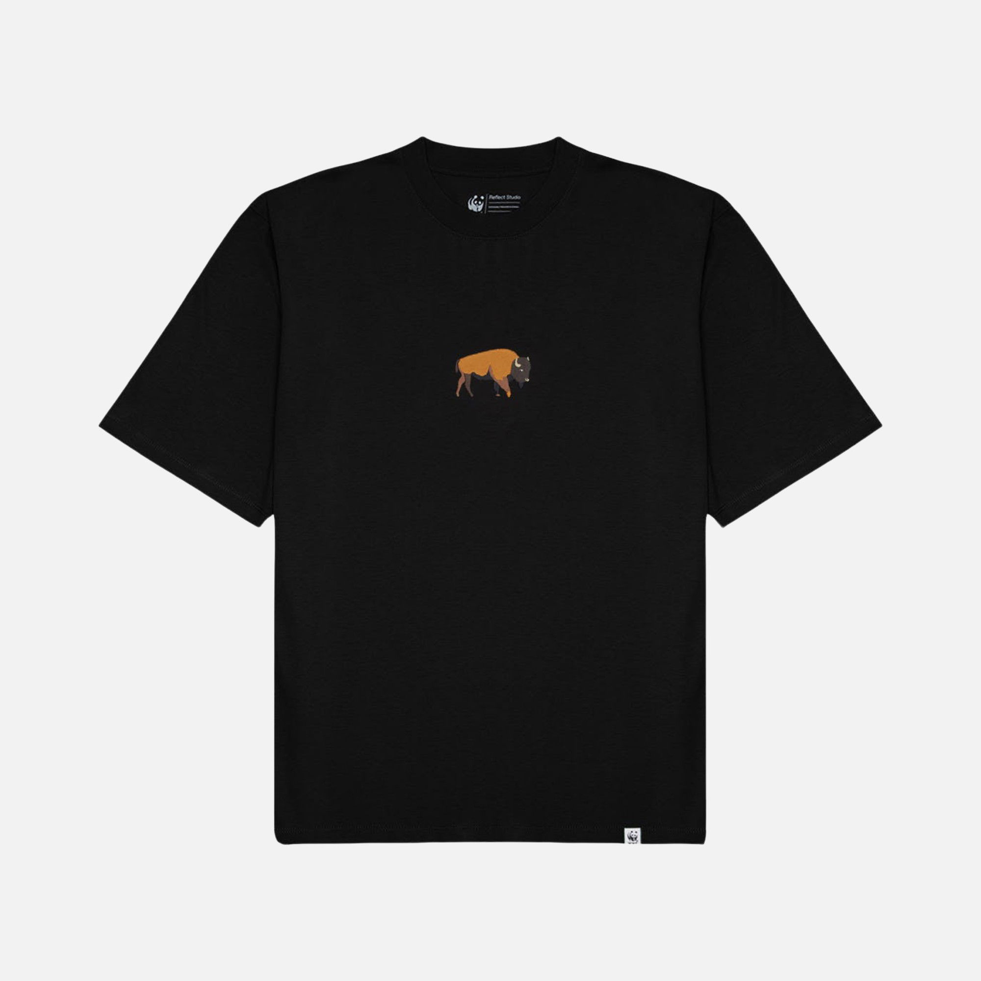 WWF Sportswear Bizon Embroidered Oversize Short-Sleeve Unisex Tişört