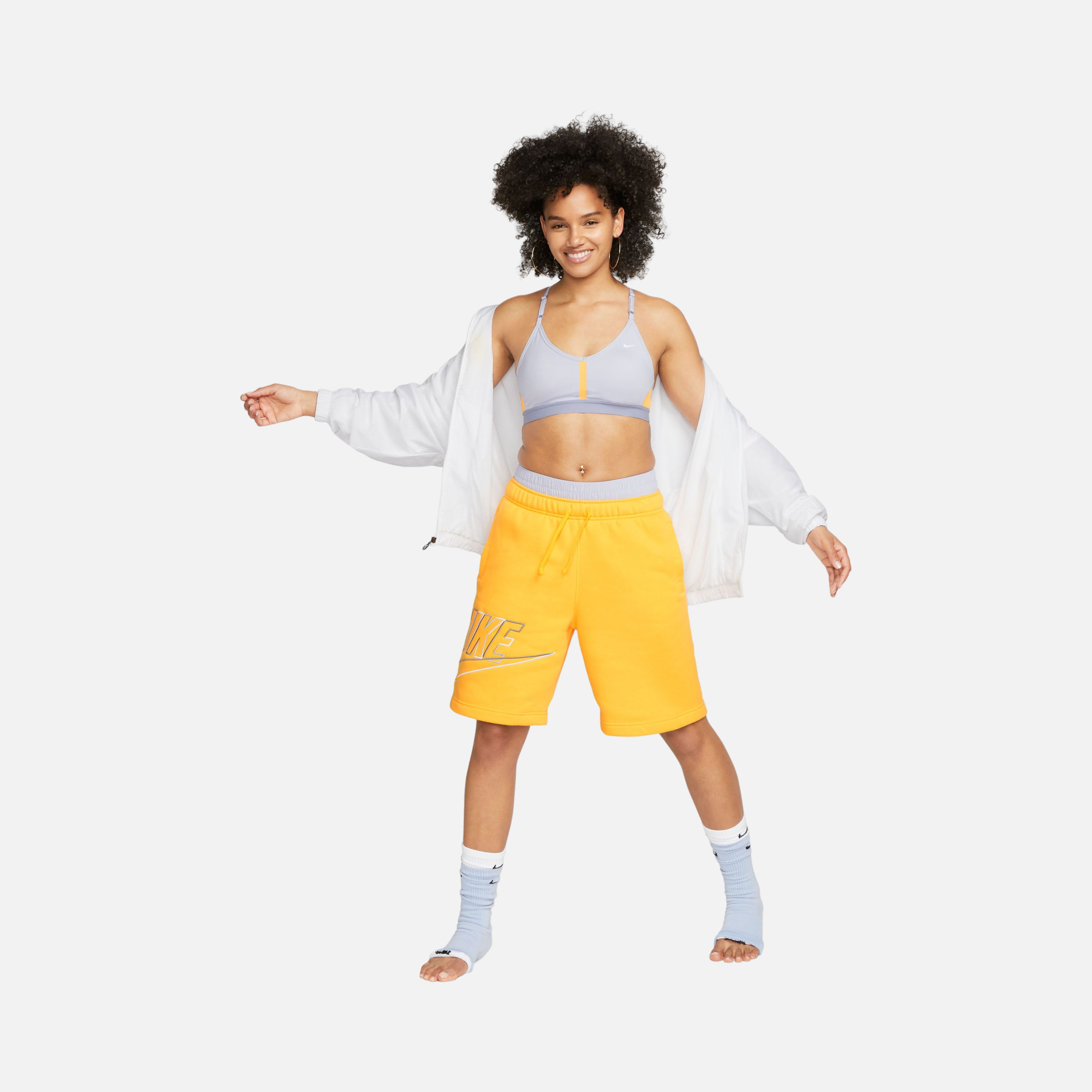Nike Dri-Fit Indy V Neck Light-Support Sports Training Kadın Bra