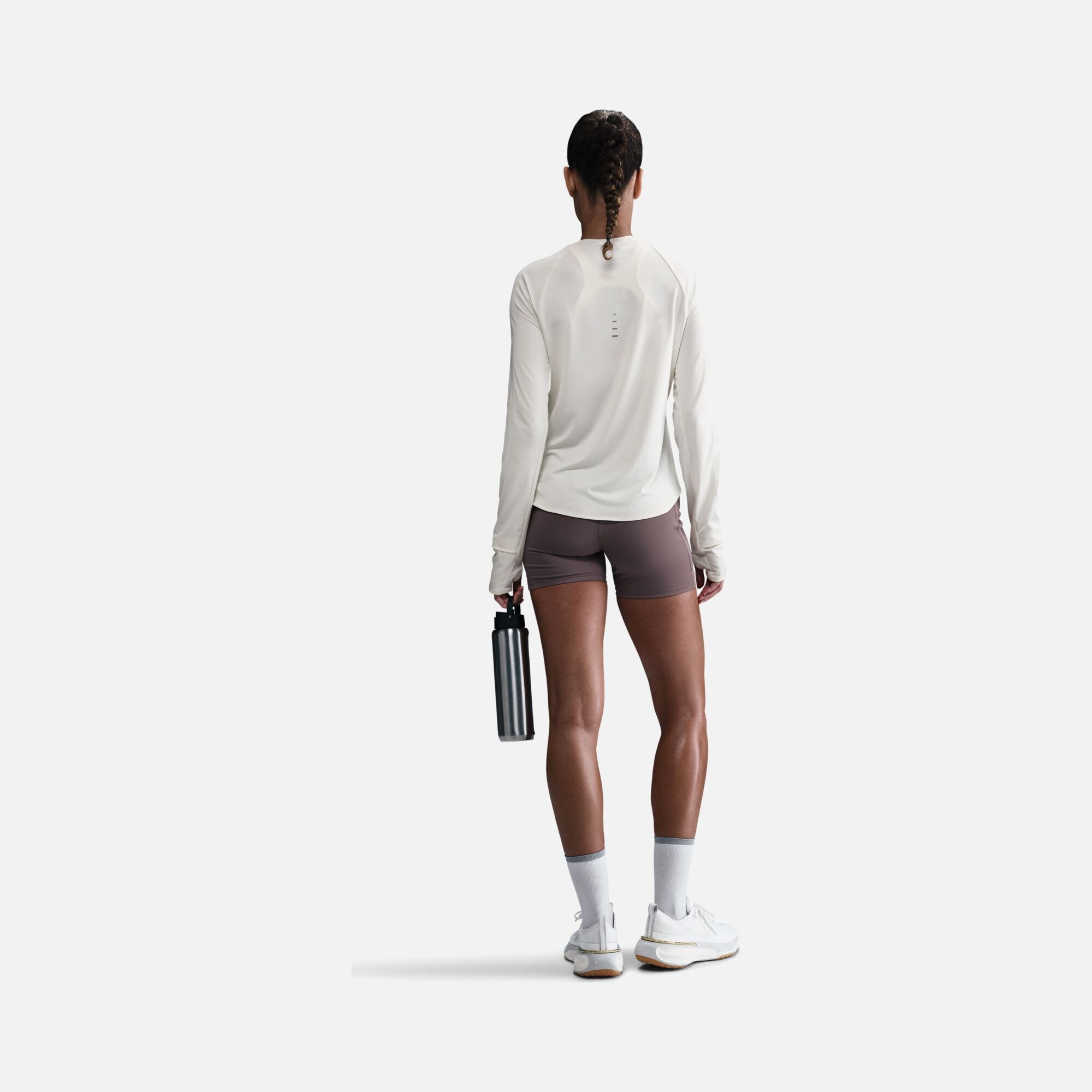 Nike Swift Dri-Fit UV Crew Running Long-Sleeve Kadın Tişört