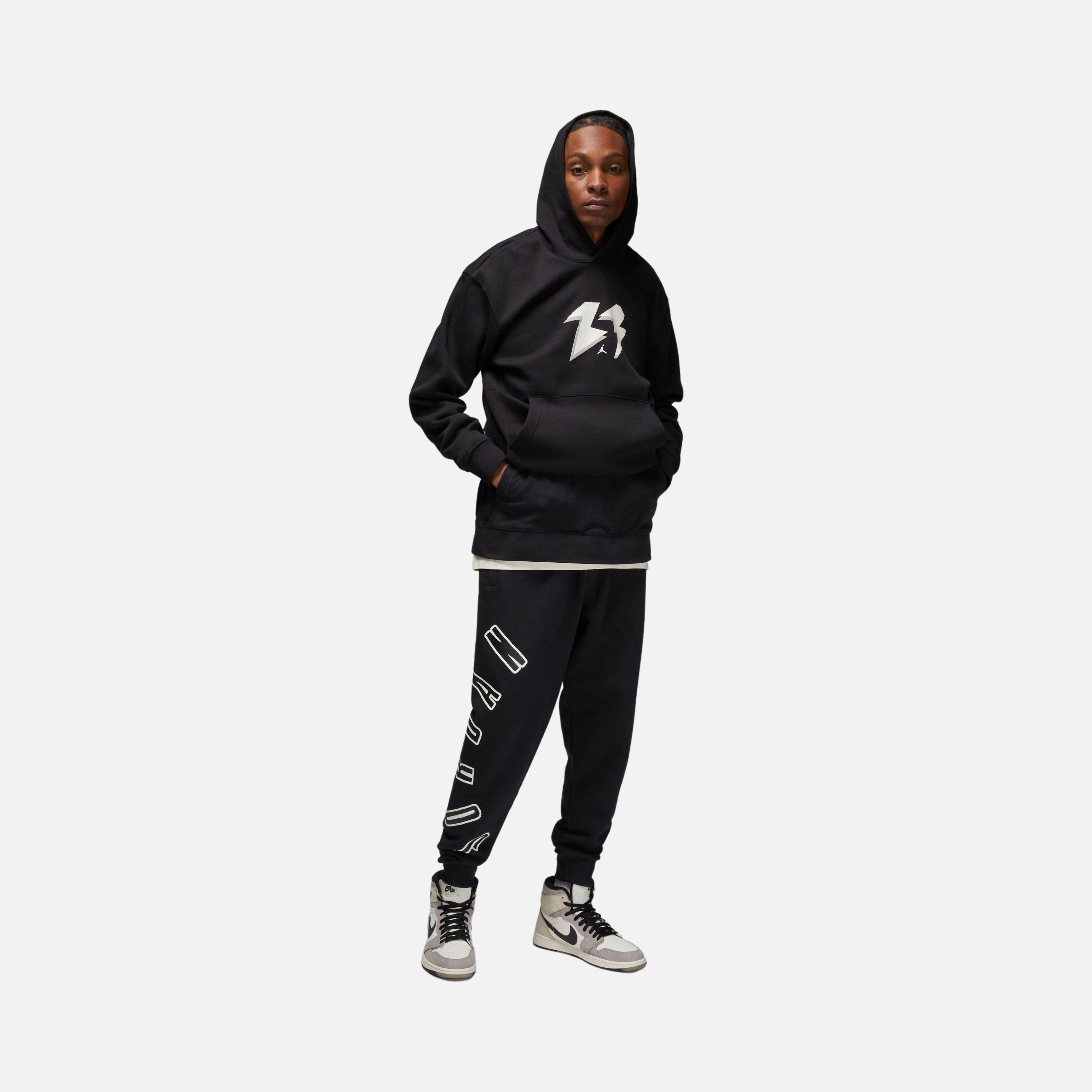 Nike Jordan Flight MVP HBR Fleece Screen-Printed Graphics Erkek Eşofman Altı
