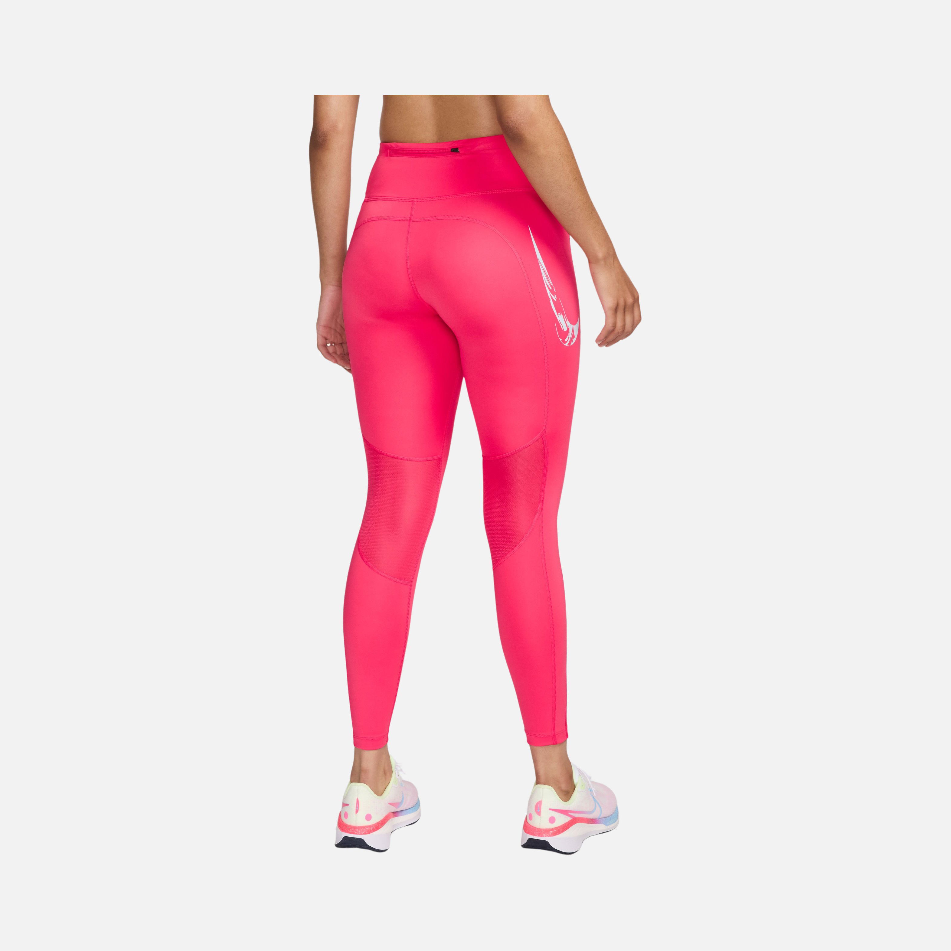 Nike Dri-Fit Fast Swoosh Mid-Rise 7/8 Running Kadın Tayt