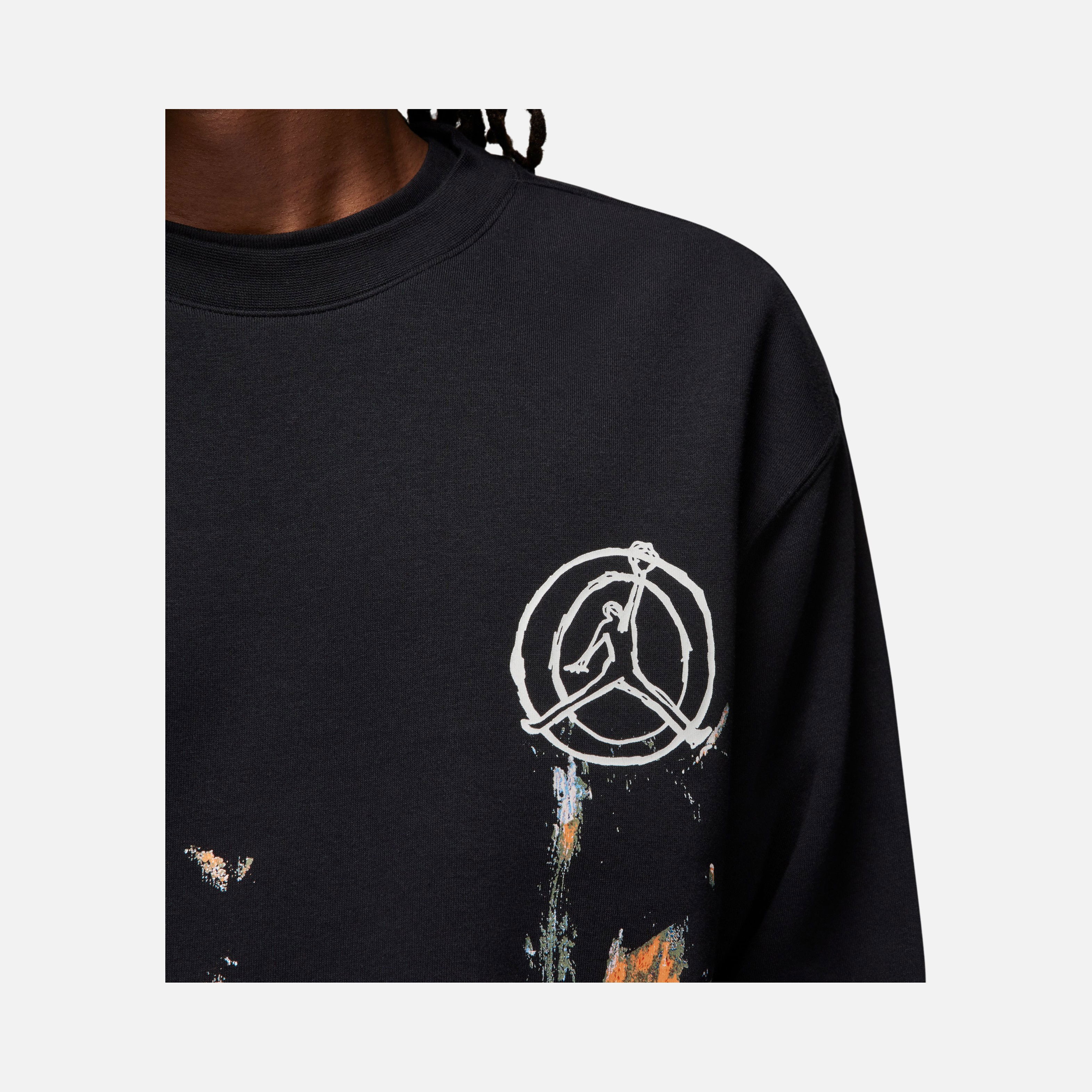 Nike Jordan Artist Series by Jammie Holmes Fleece Crew Erkek Sweatshirt