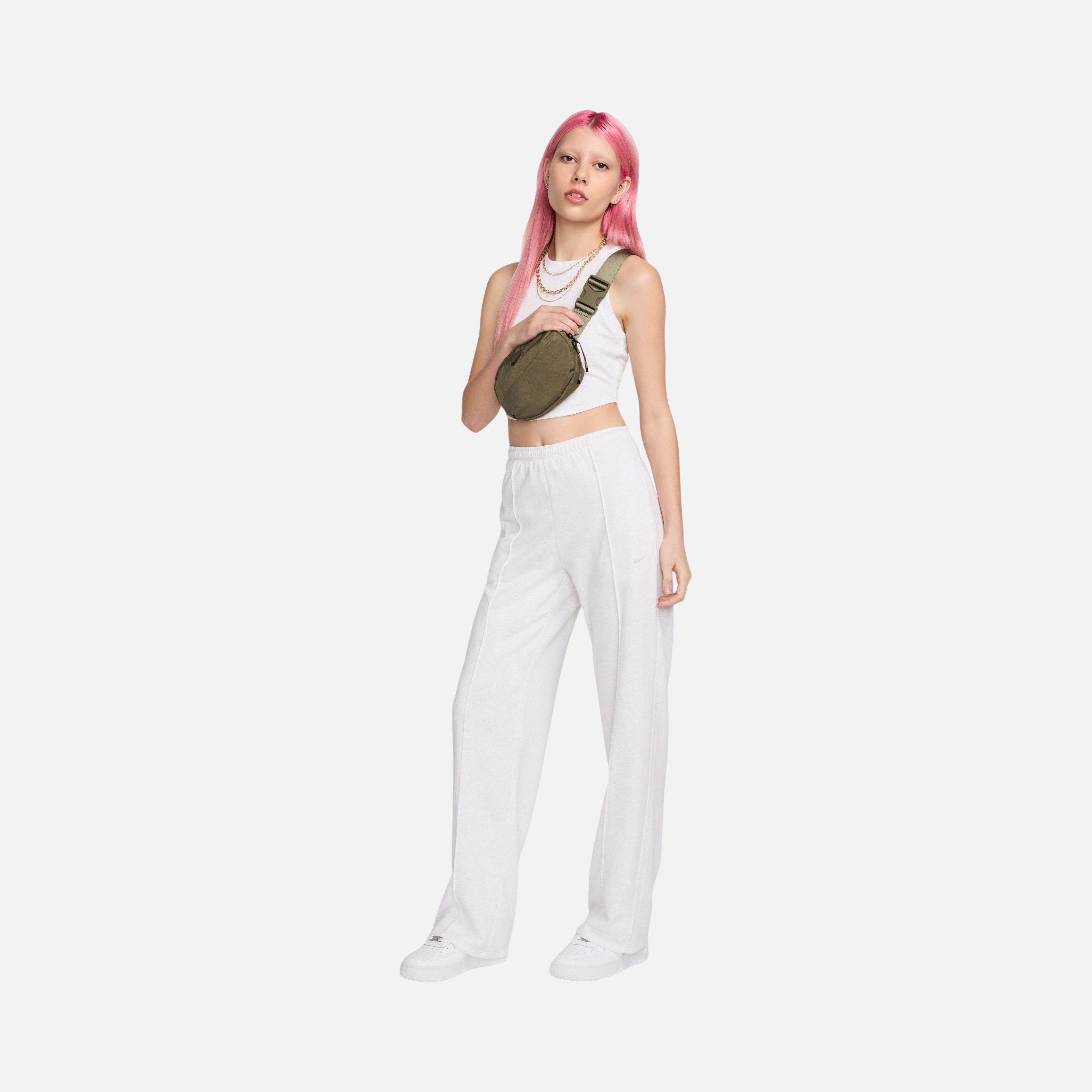 Nike Sportswear Chill Knit Tight Cropped Mini-Rib Kadın Atlet
