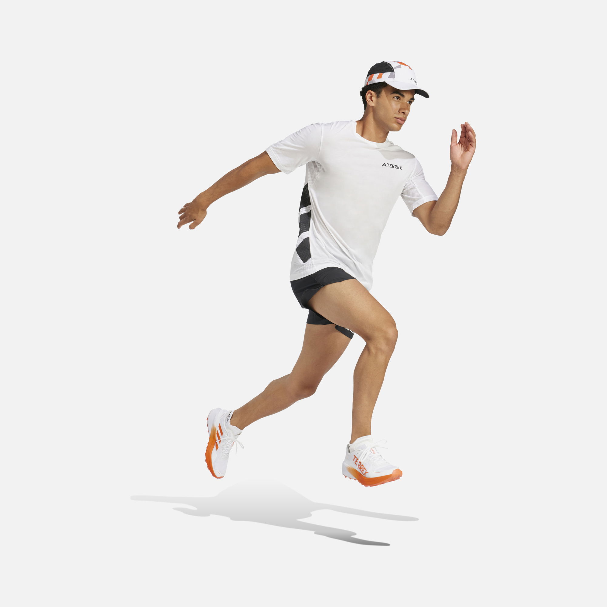 adidas Terrex Xperior Climacool+ Polygiene Trail Running Short-Sleeve Erkek Tişört