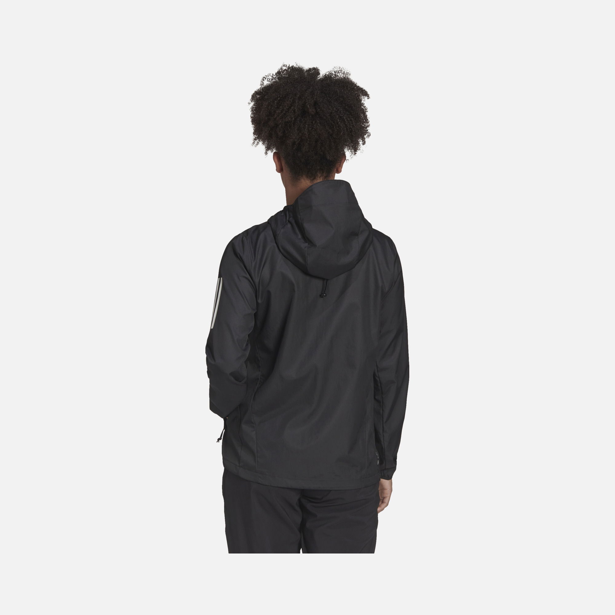 adidas Own the Run 3-Stripes Hooded Running Windbreaker Kadın Ceket