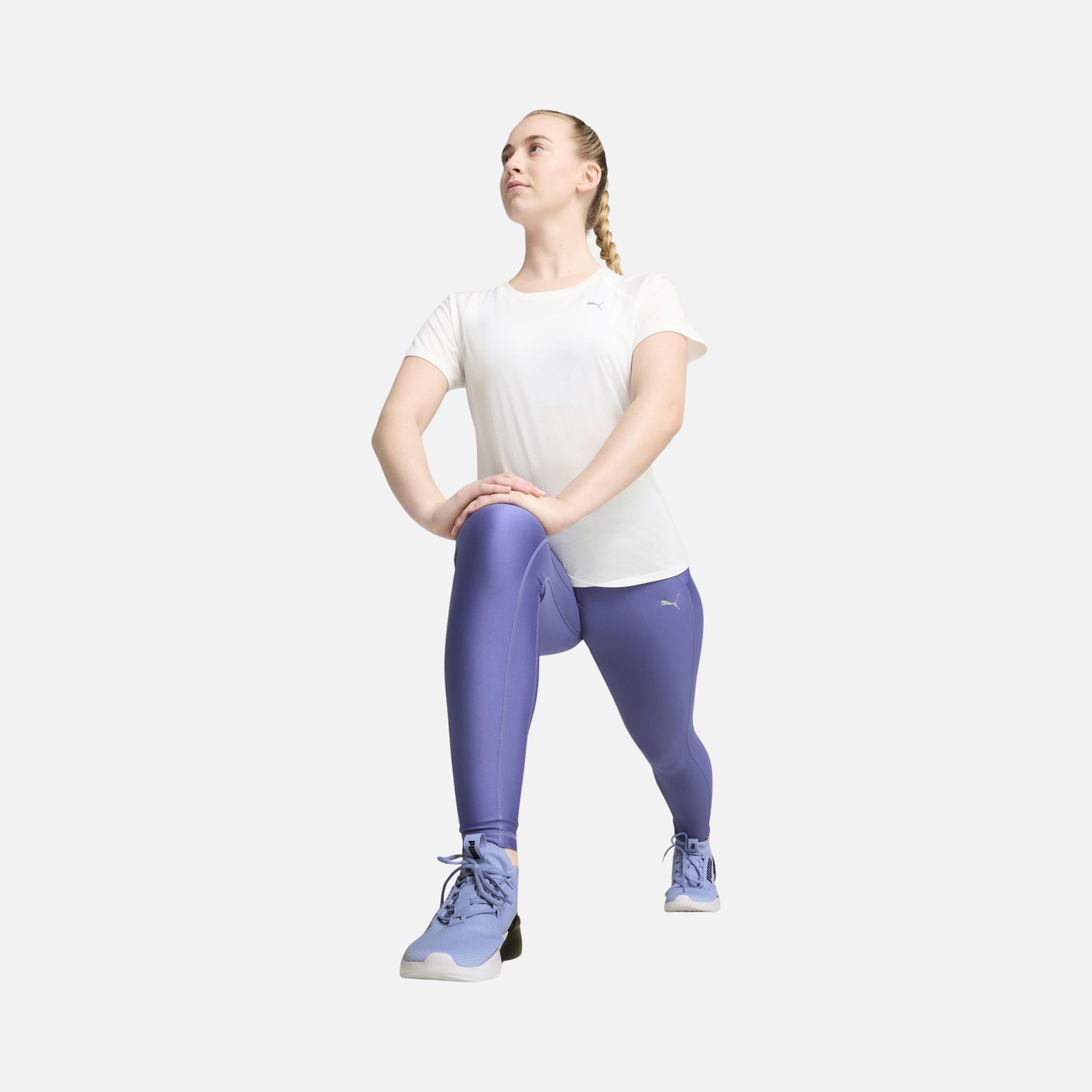 Puma Run Velocity Tri Blend Running Short-Sleeve Kadın Tişört