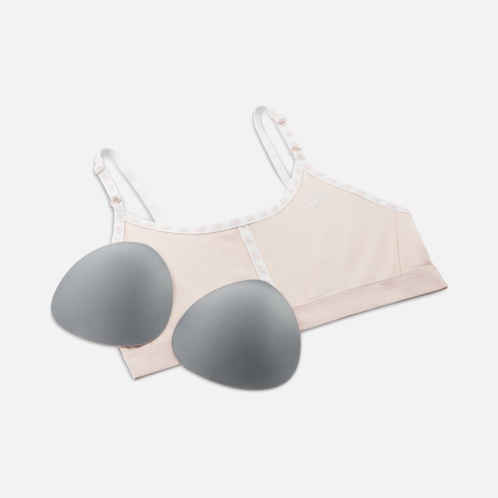 Nike Air Dri-Fit Indy Light-Support Padded Logo Tape Sports Kadın Bra