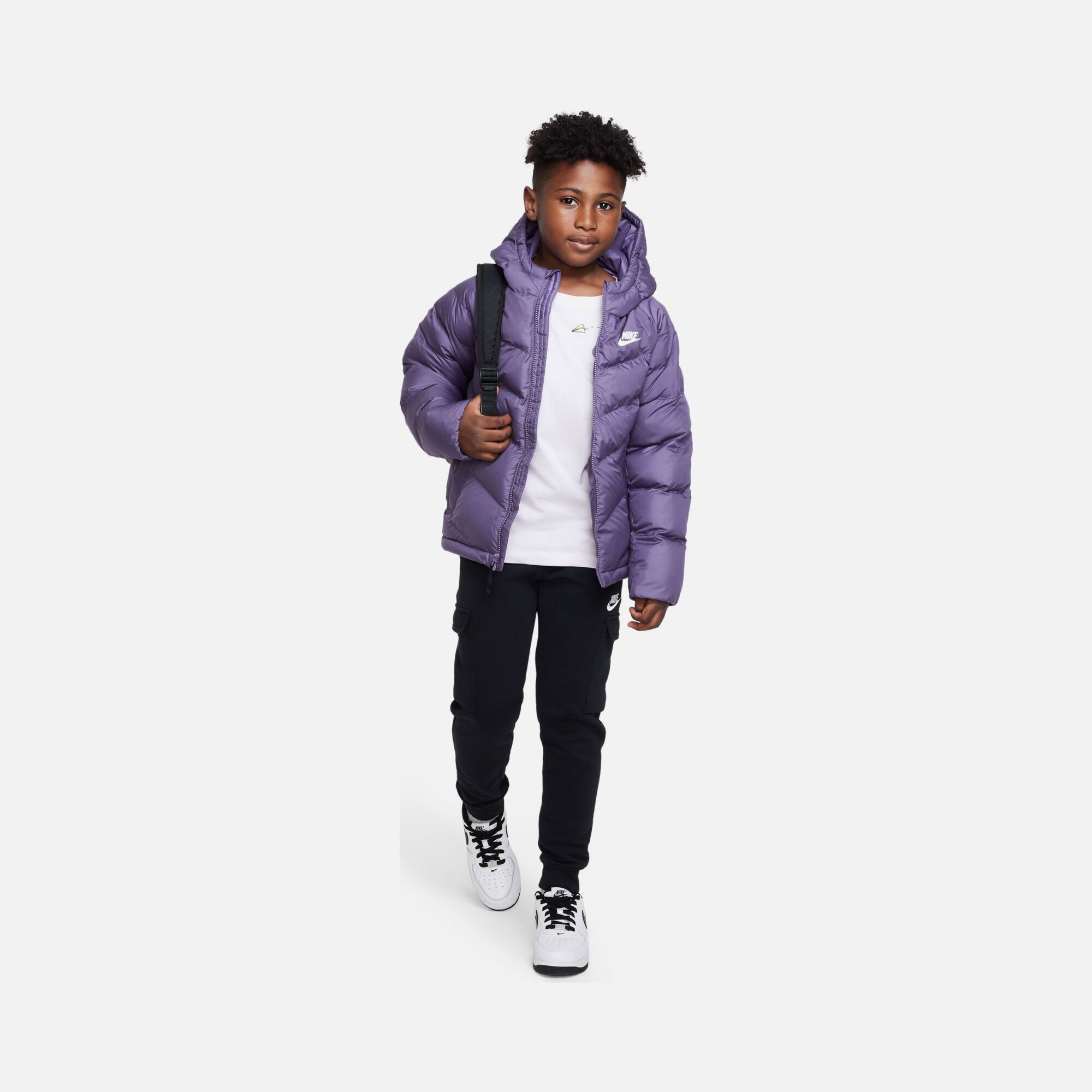 Nike Sportswear Synthetic-Fill FW22 Full-Zip Hoodie Çocuk Mont