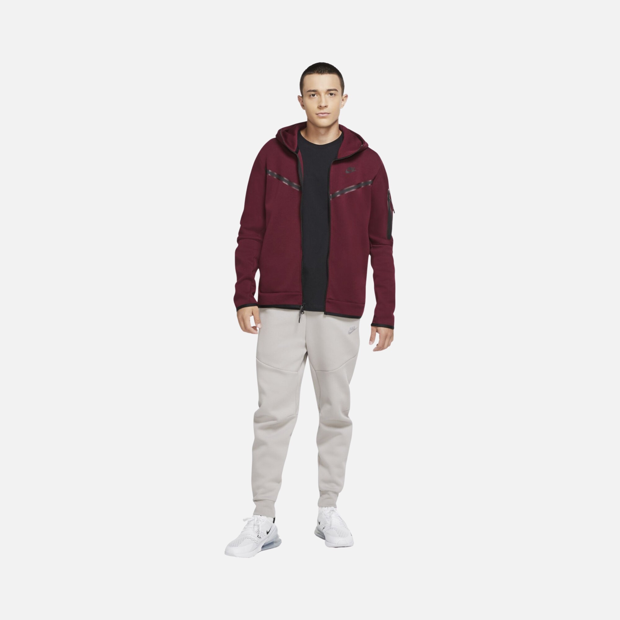 Nike Sportswear Tech Fleece Full-Zip Hoodie Erkek Sweatshirt