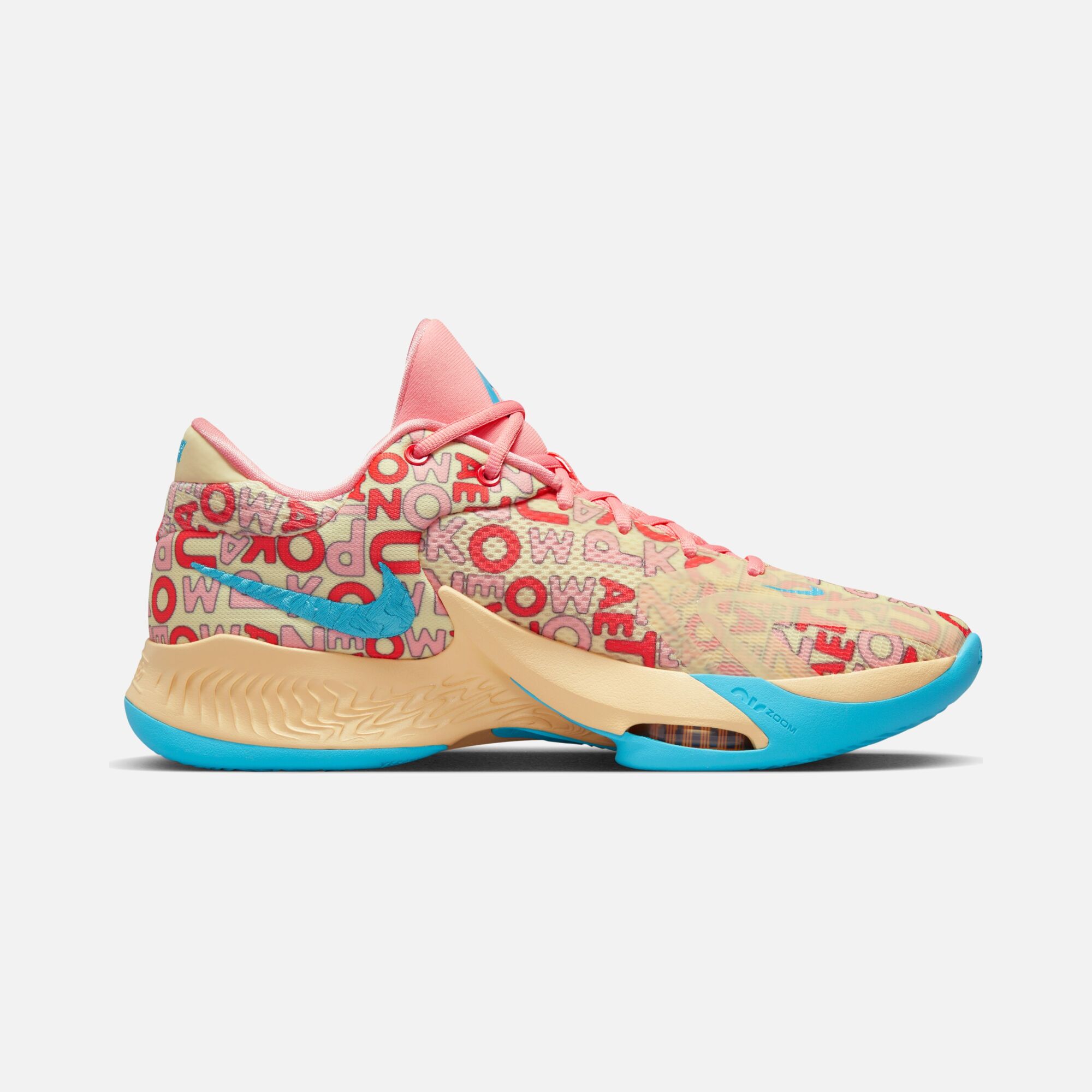 Nike Zoom Freak 4 ''Reverse Swoosh Logo'' Erkek Basketbol Ayakkabısı