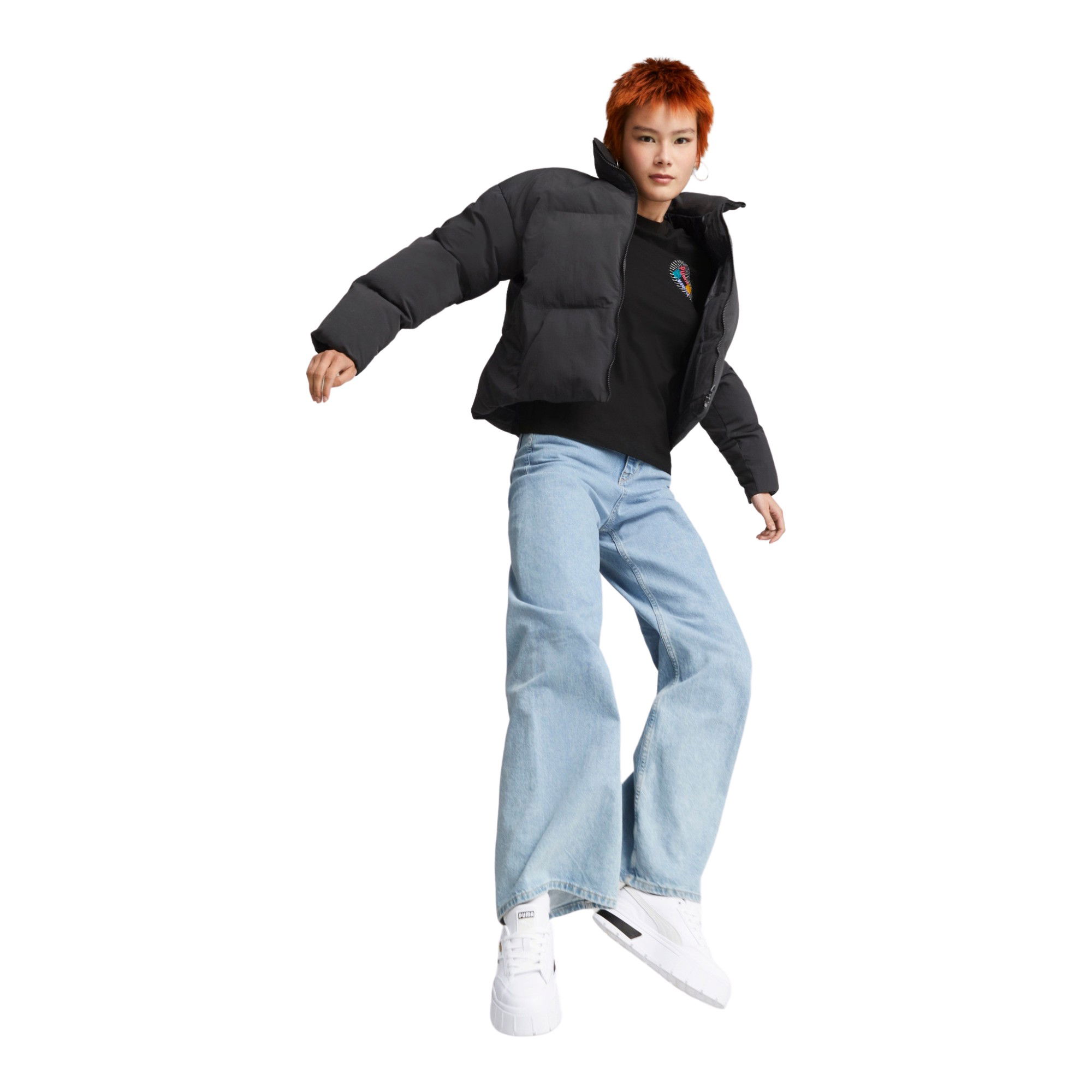 Puma Sportswear Classics Oversized Short Polyball Puffer Full-Zip Kadın Mont