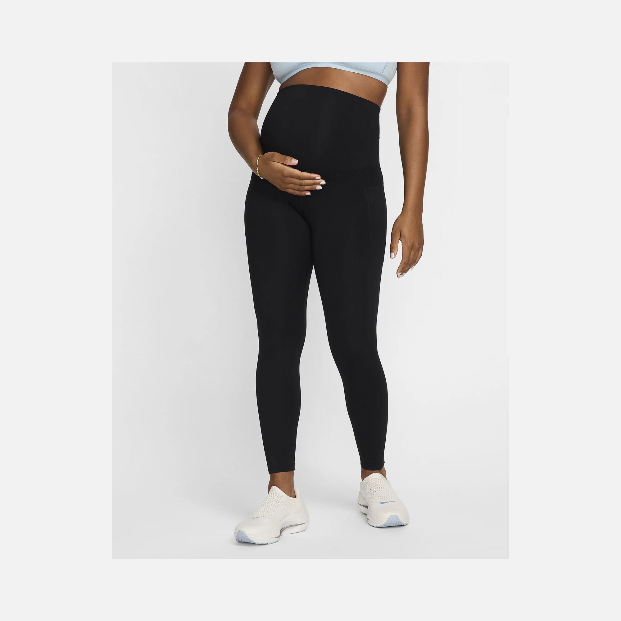 Nike One Dri-Fit High-Waisted 7/8 With Pockets Training (Maternity) Kadın Tayt