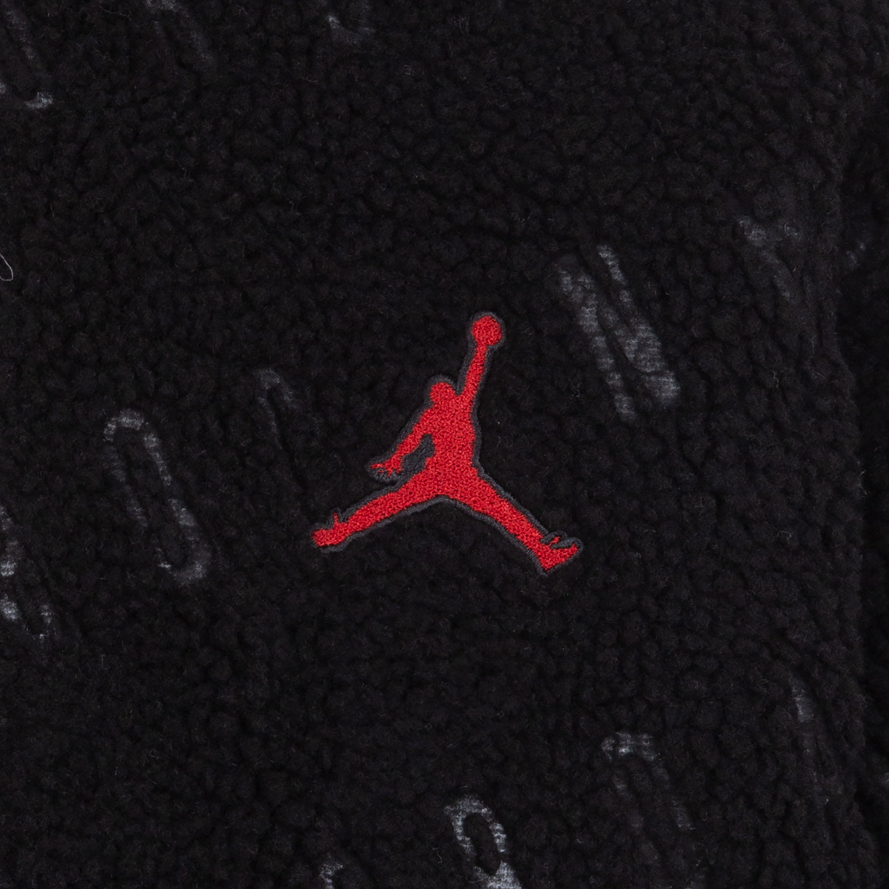 Nike Jordan Jacquard Sherpa Full-Zip Hoodie (Boys') Çocuk Mont