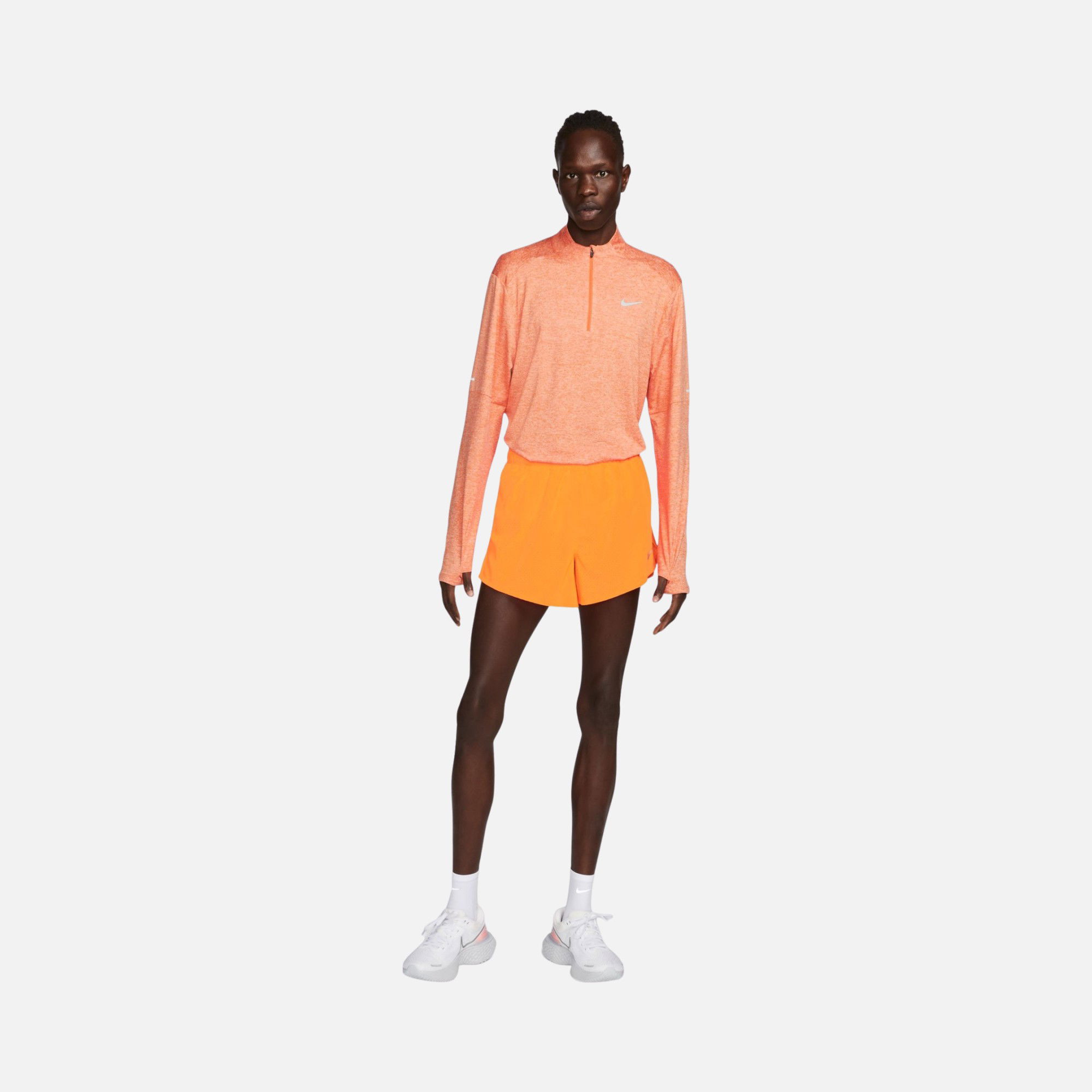 Nike Dri-Fit 1/2-Zip Running Long-Sleeve Erkek Tişört