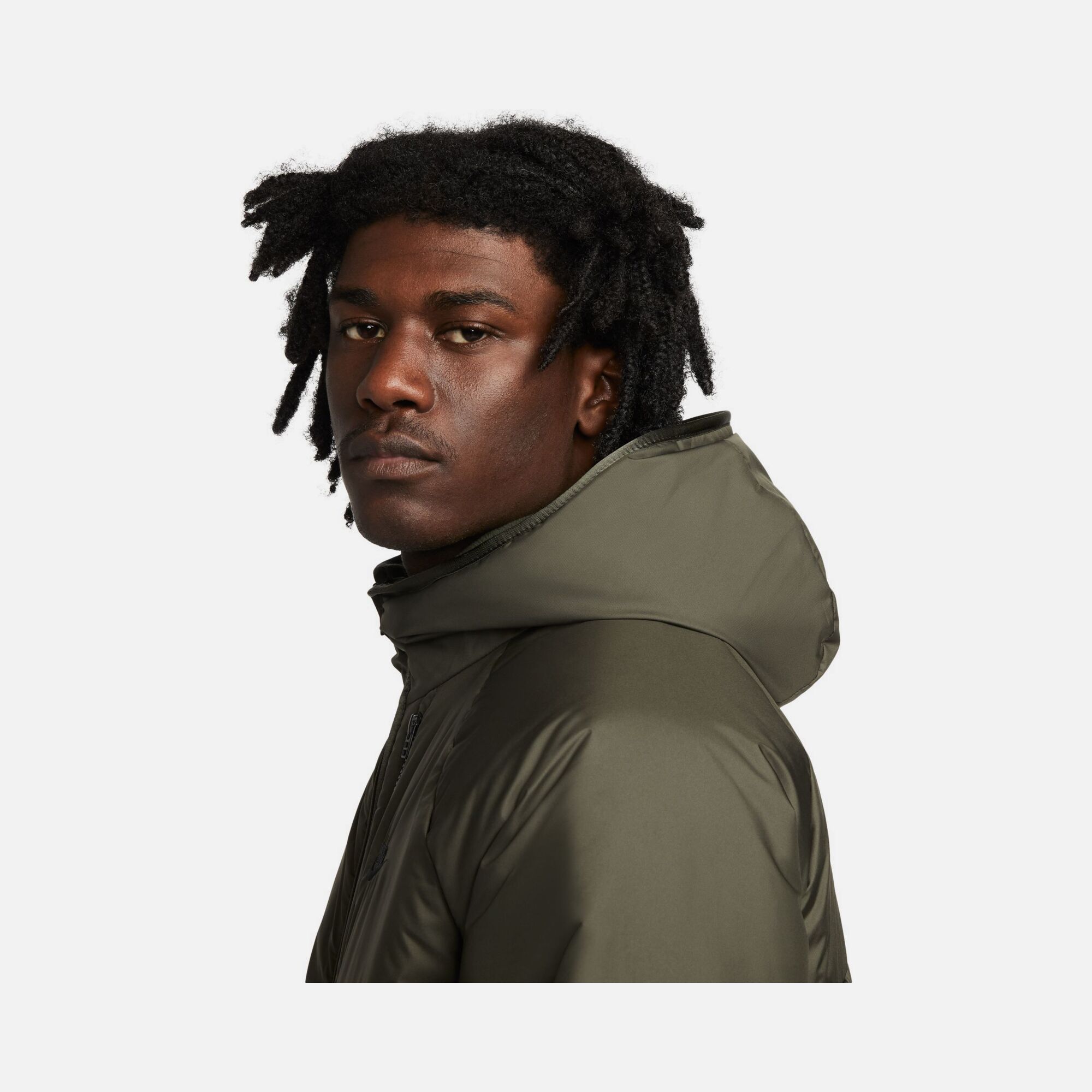 Nike Sportswear Therma-Fit Legacy Full-Zip Hoodie Erkek Mont
