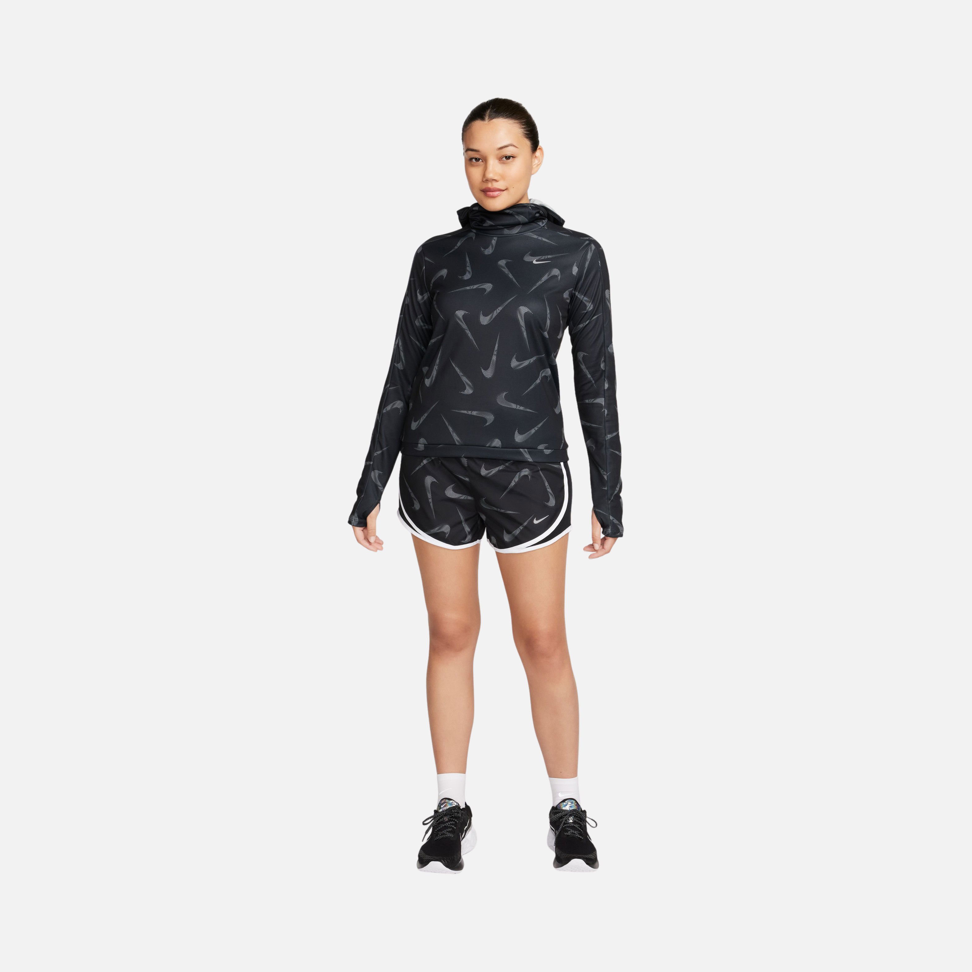 Nike Dri-Fit Swoosh Printed Pacer Running Hoodie Kadın Sweatshirt