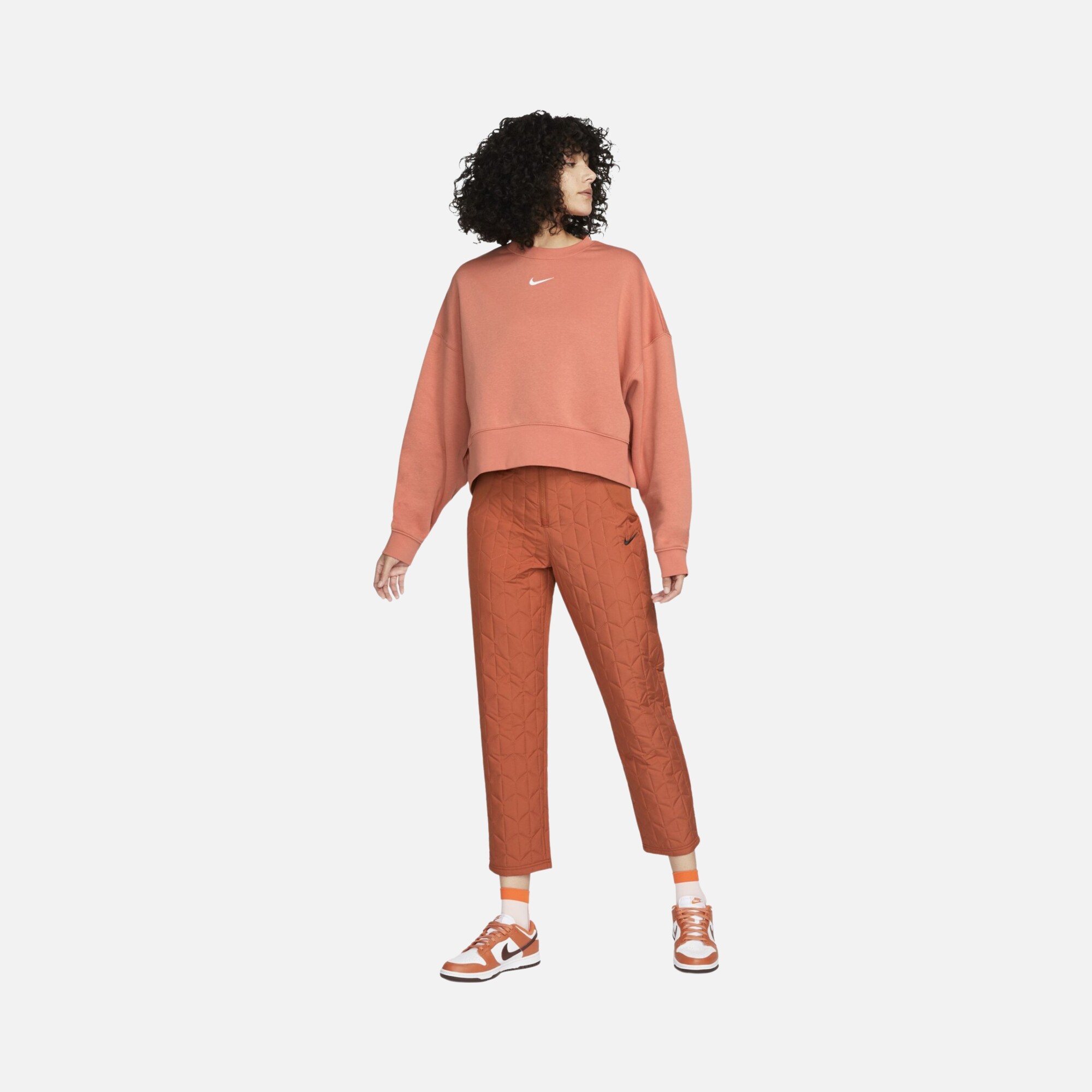 Nike Sportswear Phoenix Fleece Over-Oversized Crew-Neck Kadın Sweatshirt