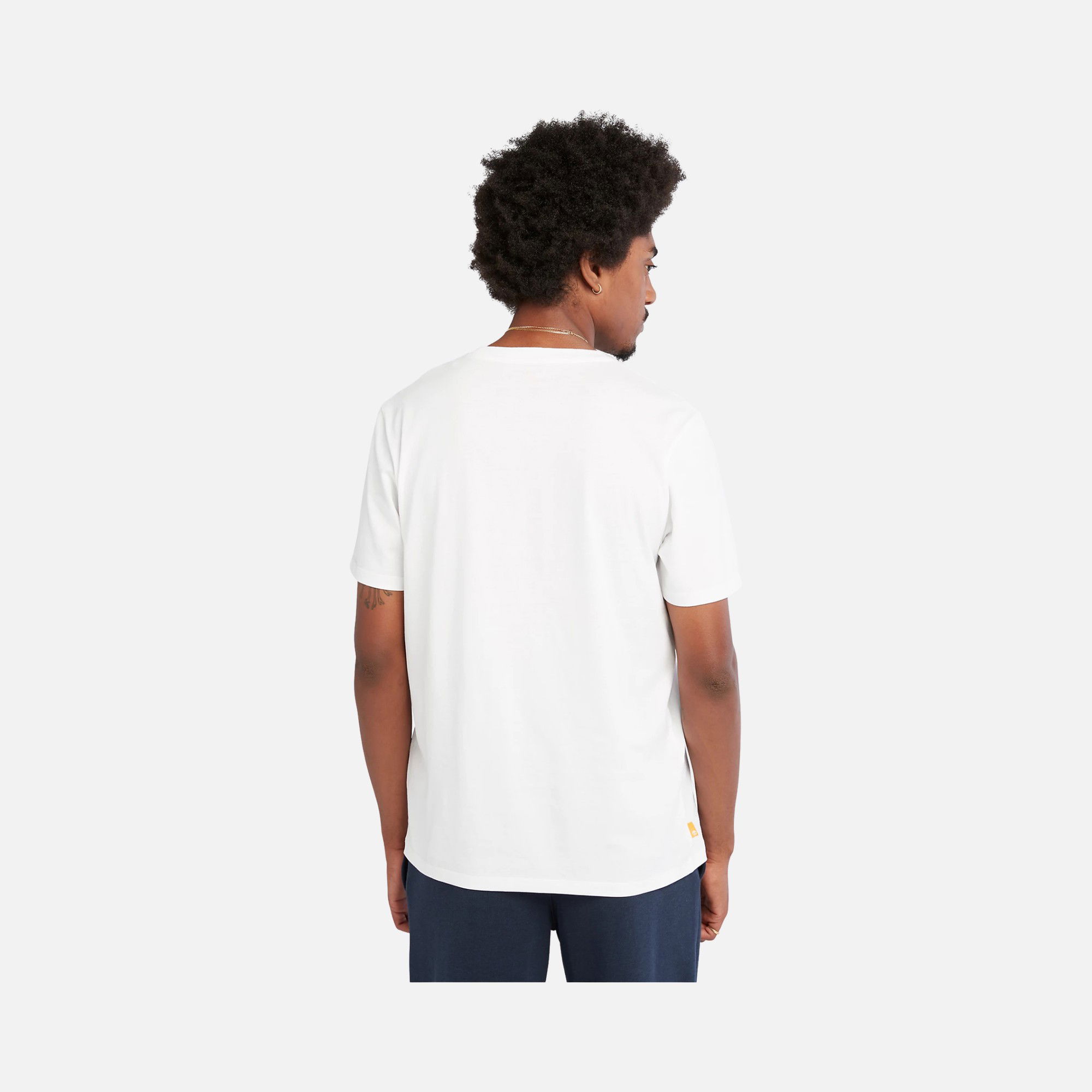 Timberland Sportswear Linear Camouflage Logo Graphic Short-Sleeve Erkek Tişört